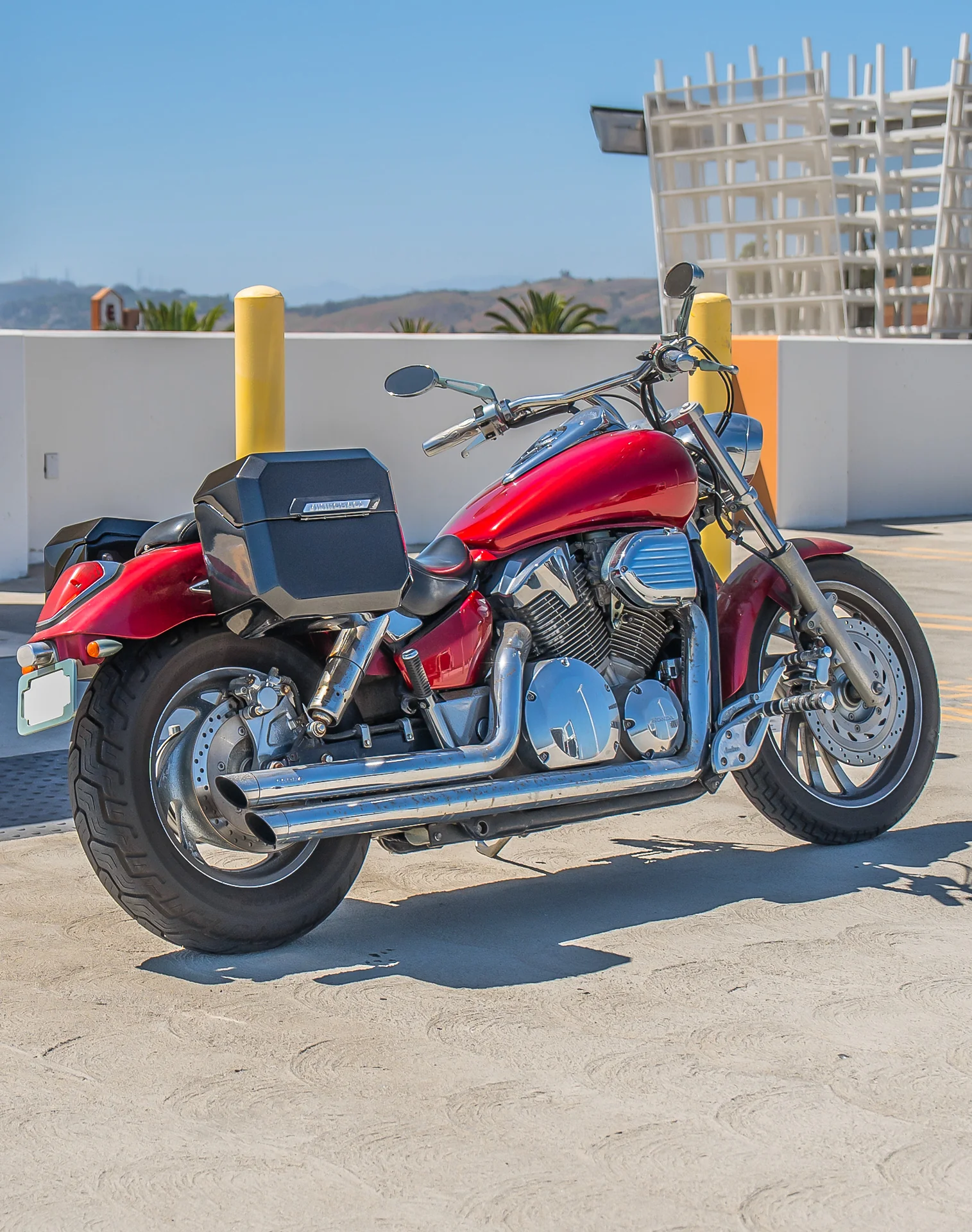 20L - Outlaw Quick-Mount Small Honda VTX 1300 C Painted Hard Saddlebags - Image 3