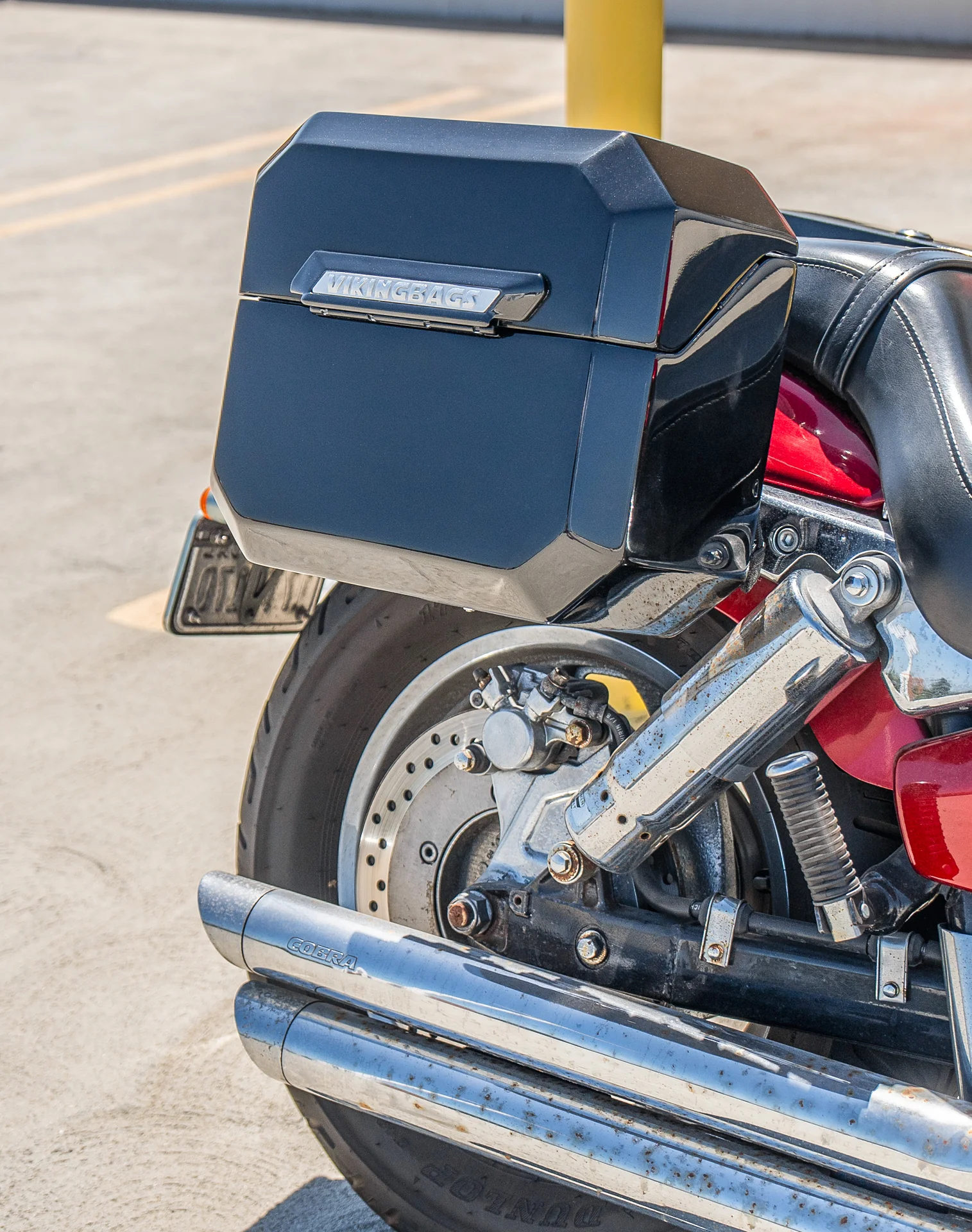 20L - Outlaw Quick-Mount Small Honda VTX 1300 C Painted Hard Saddlebags - Image 5