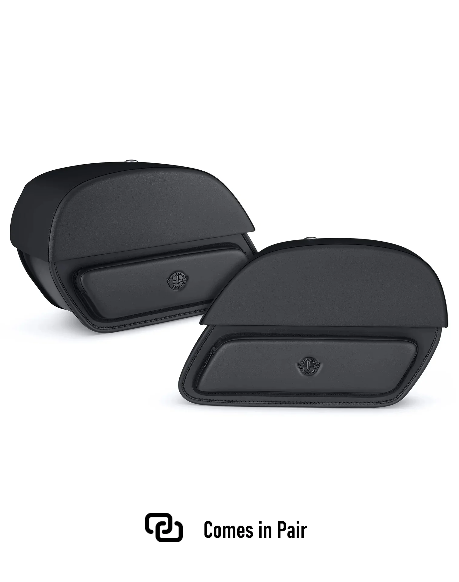 32L - Pantheon Large Hard Mount Shock Cutout Saddlebags for Harley Sportster 1200 Super Low XL1200T - Image 5