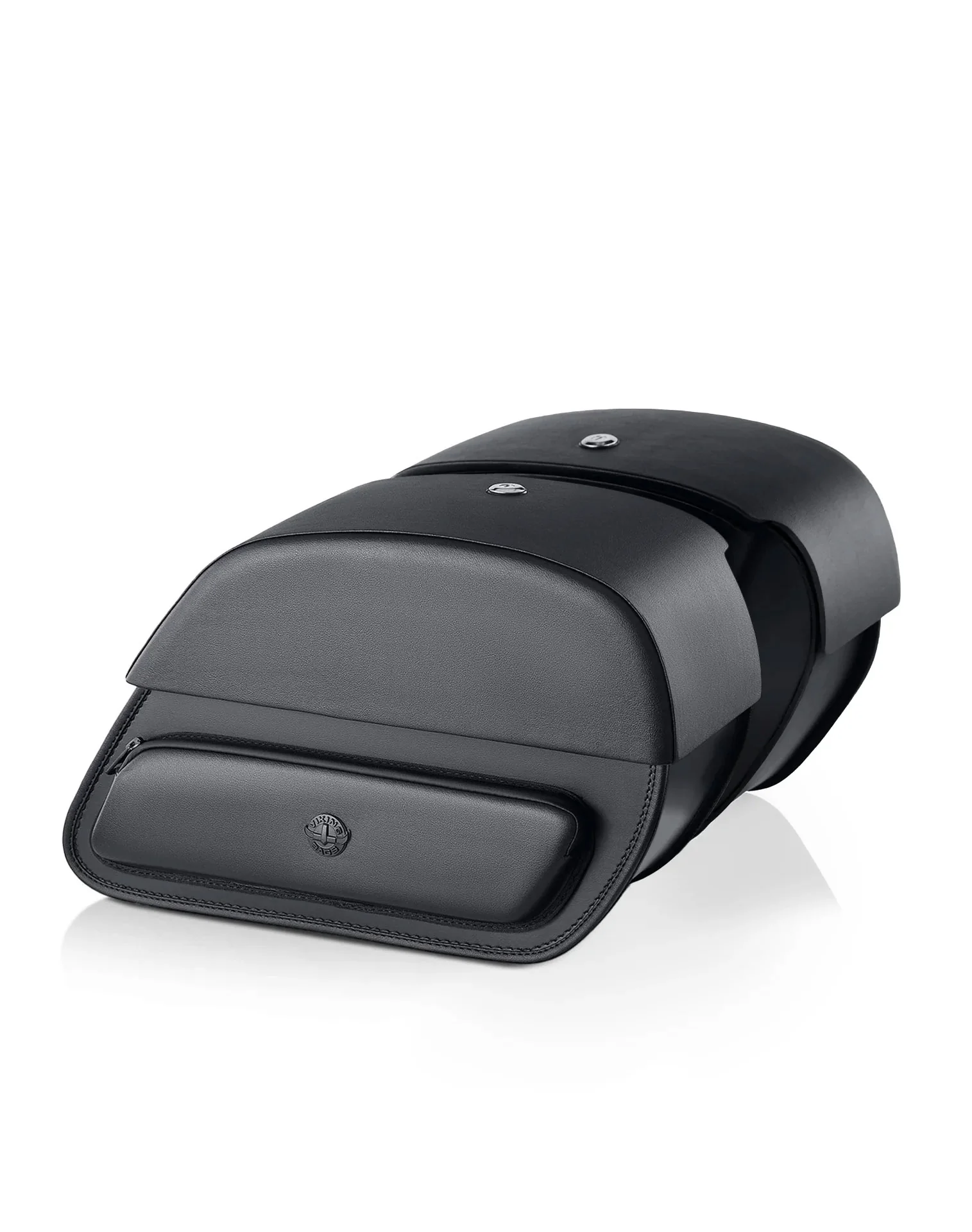 32L - Pantheon Large Hard Mount Shock Cutout Saddlebags for Harley Sportster 883 Iron XL883N