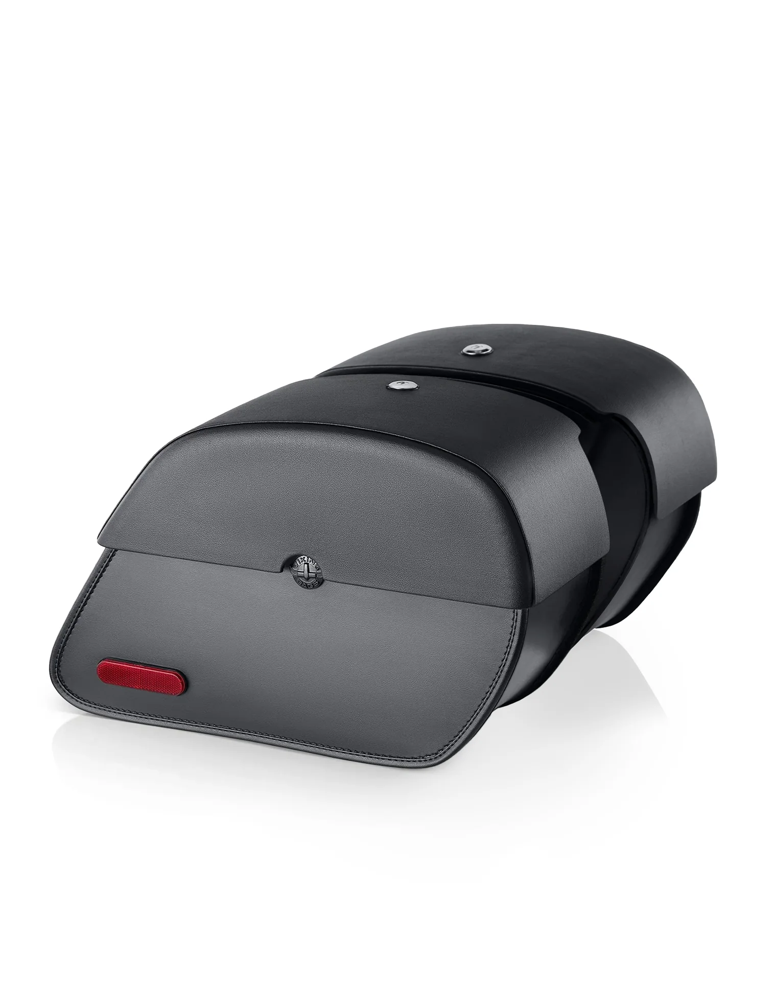 32L - Panzer Large Hard Mount Shock Cutout Saddlebags for Harley Sportster 1200 Super Low XL1200T