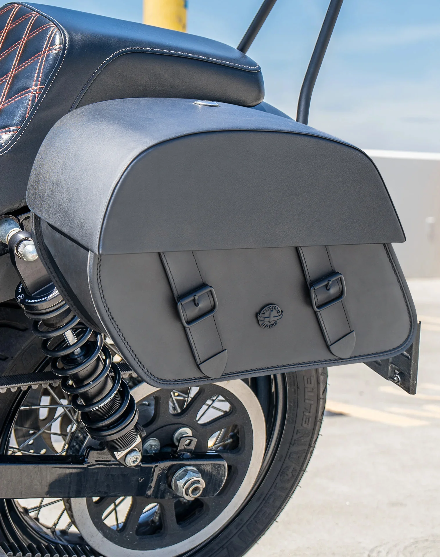 28L - Baelor Medium Quick Mount Motorcycle Saddlebags For Harley Davidson Dyna Street Bob FXDB/I - Image 5