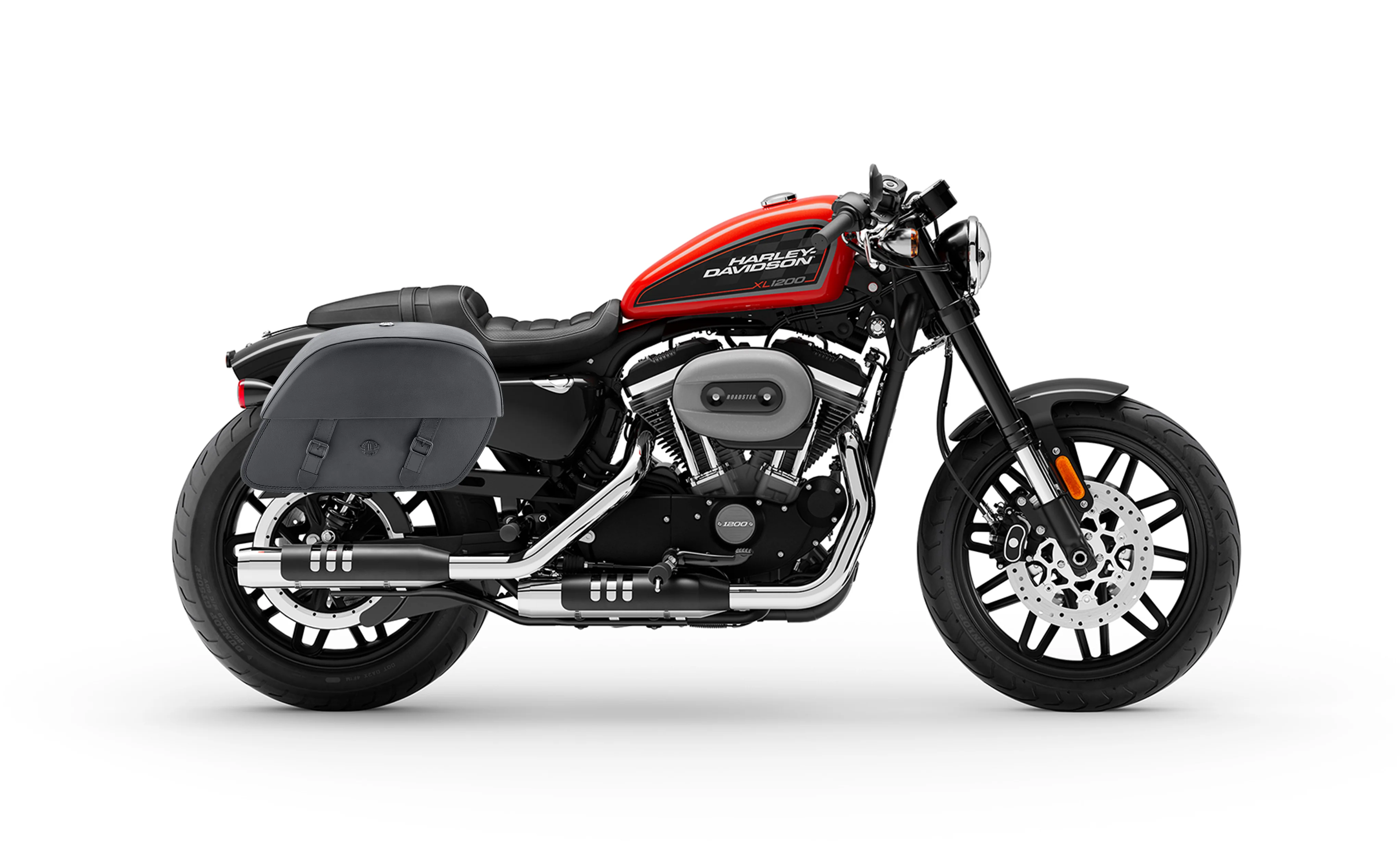 28L - Baelor Medium Quick Mount Motorcycle Saddlebags For Harley Sportster 1200 Roadster XL1200CX - Image 2