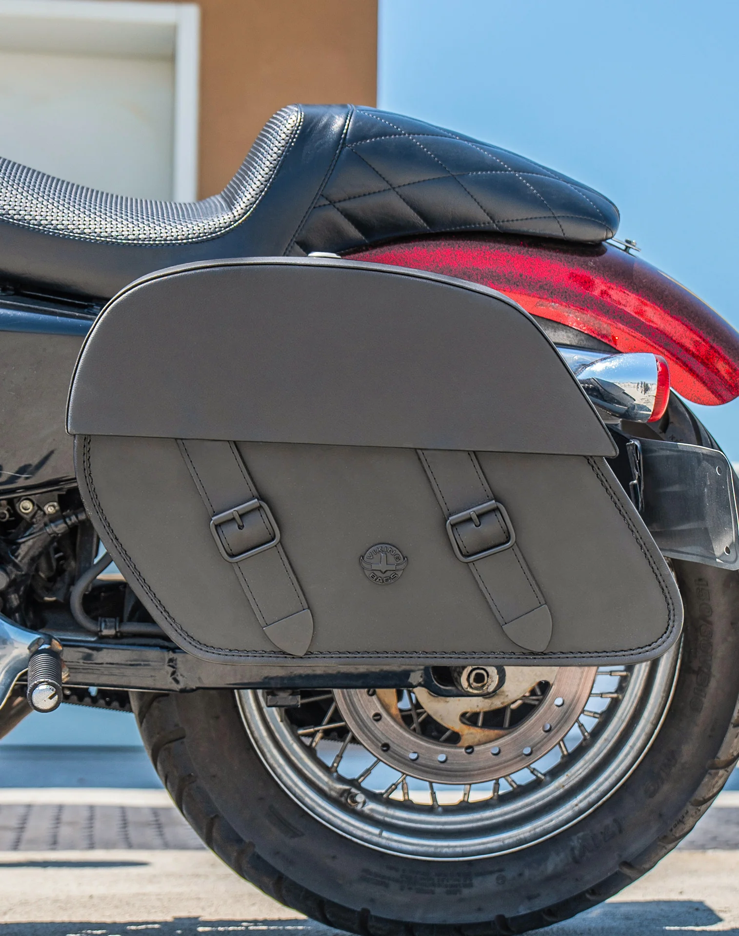 28L - Baelor Medium Quick Mount Motorcycle Saddlebags For Harley Sportster Seventy Two XL1200V - Image 4