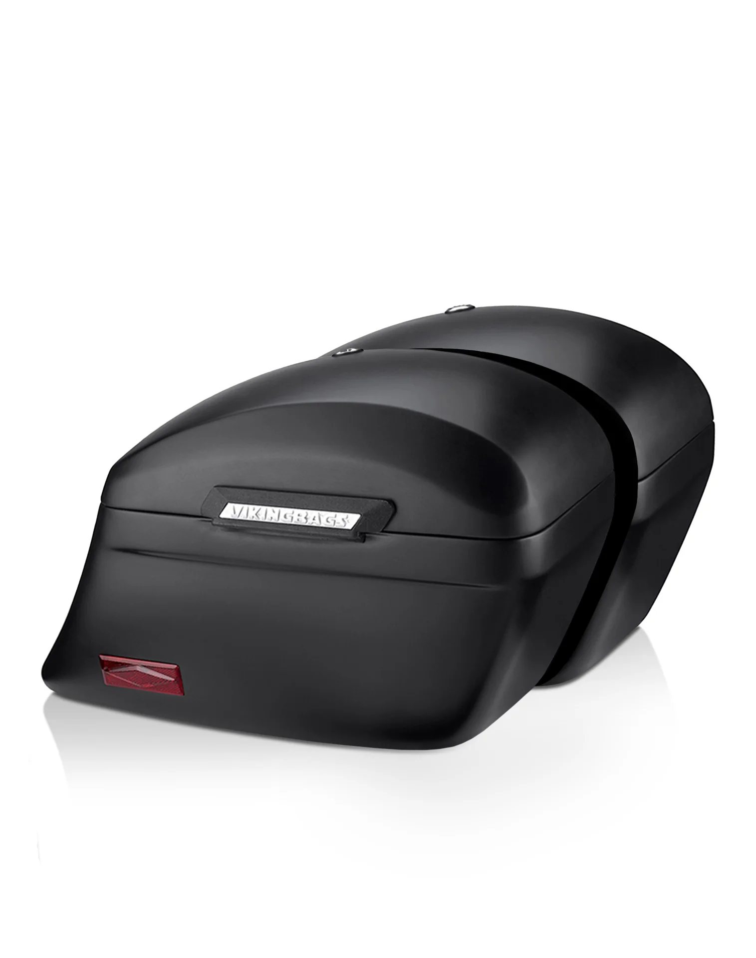 44L - Lamellar Stallion Extra Large Victory Boardwalk Matte Motorcycle Hard Saddlebags