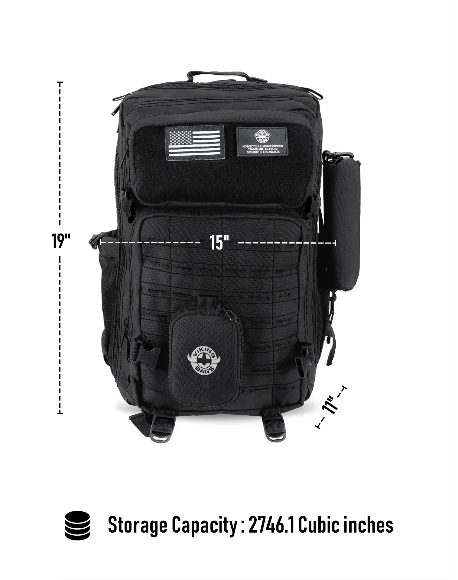 45L - Tactical XL Ducati Motorcycle Backpack - Image 7