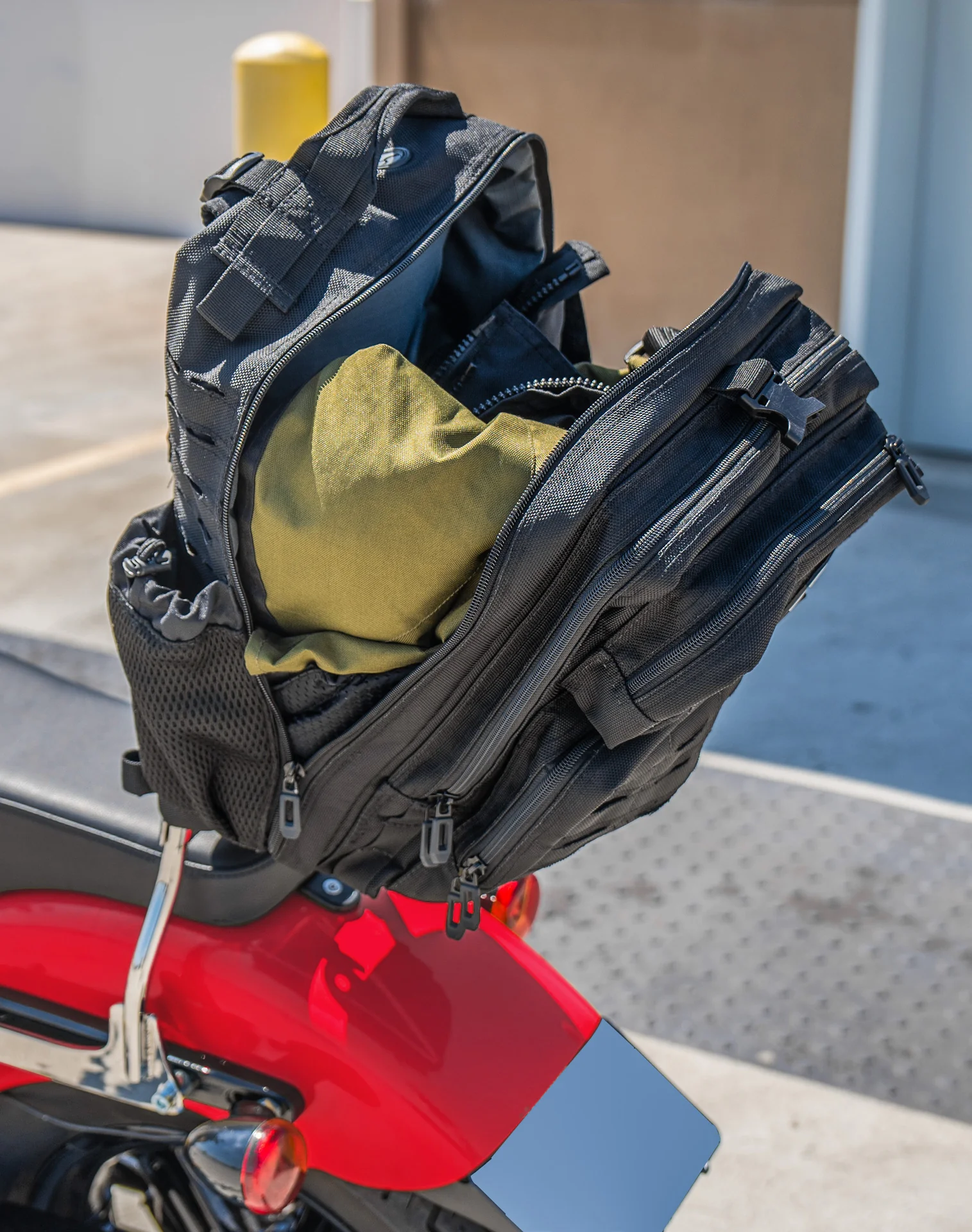 45L - Tactical XL Royal Enfield Motorcycle Backpack - Image 6