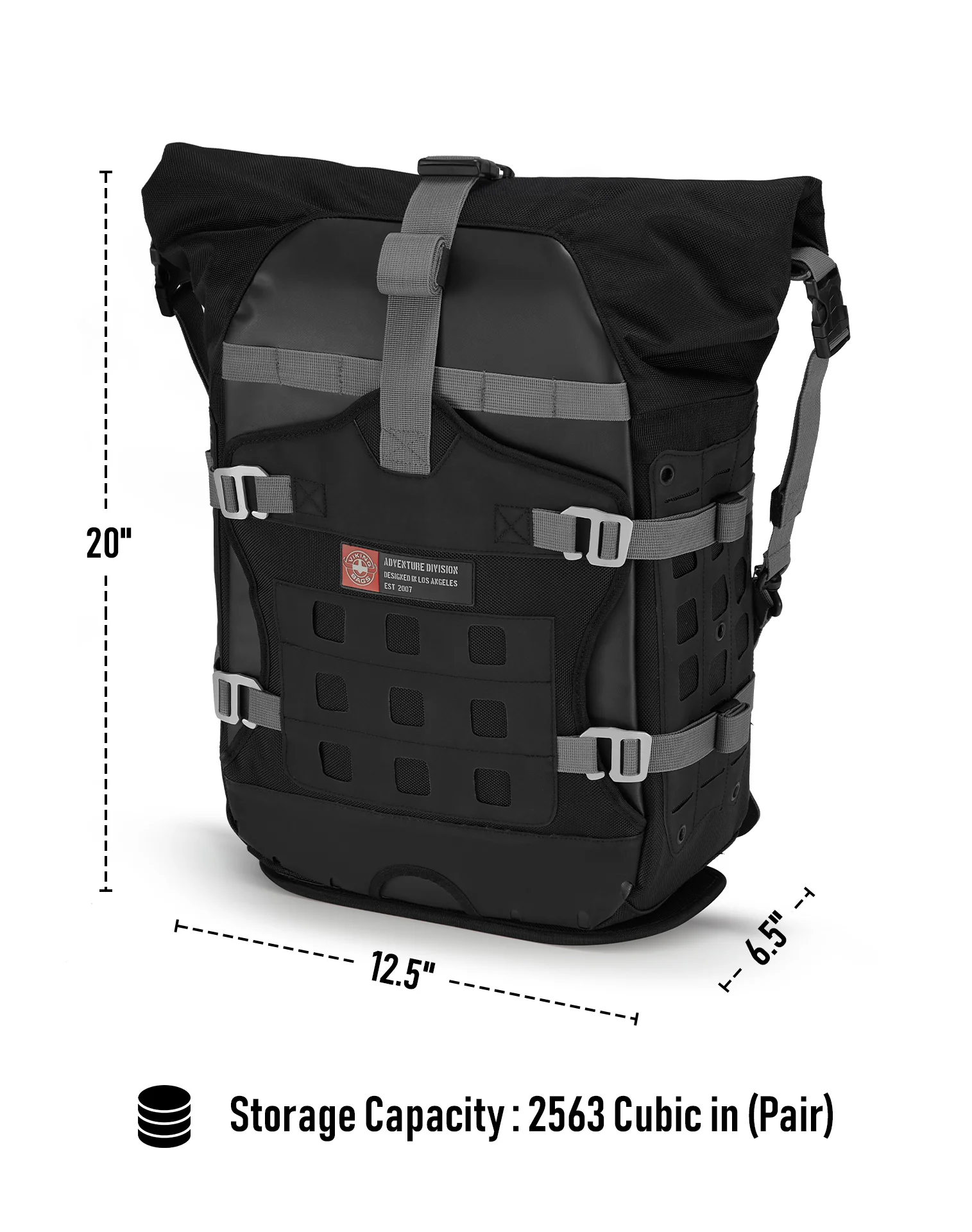 40L - Apex Medium Suzuki V-Strom 1050 ADV Touring Panniers - Image 7