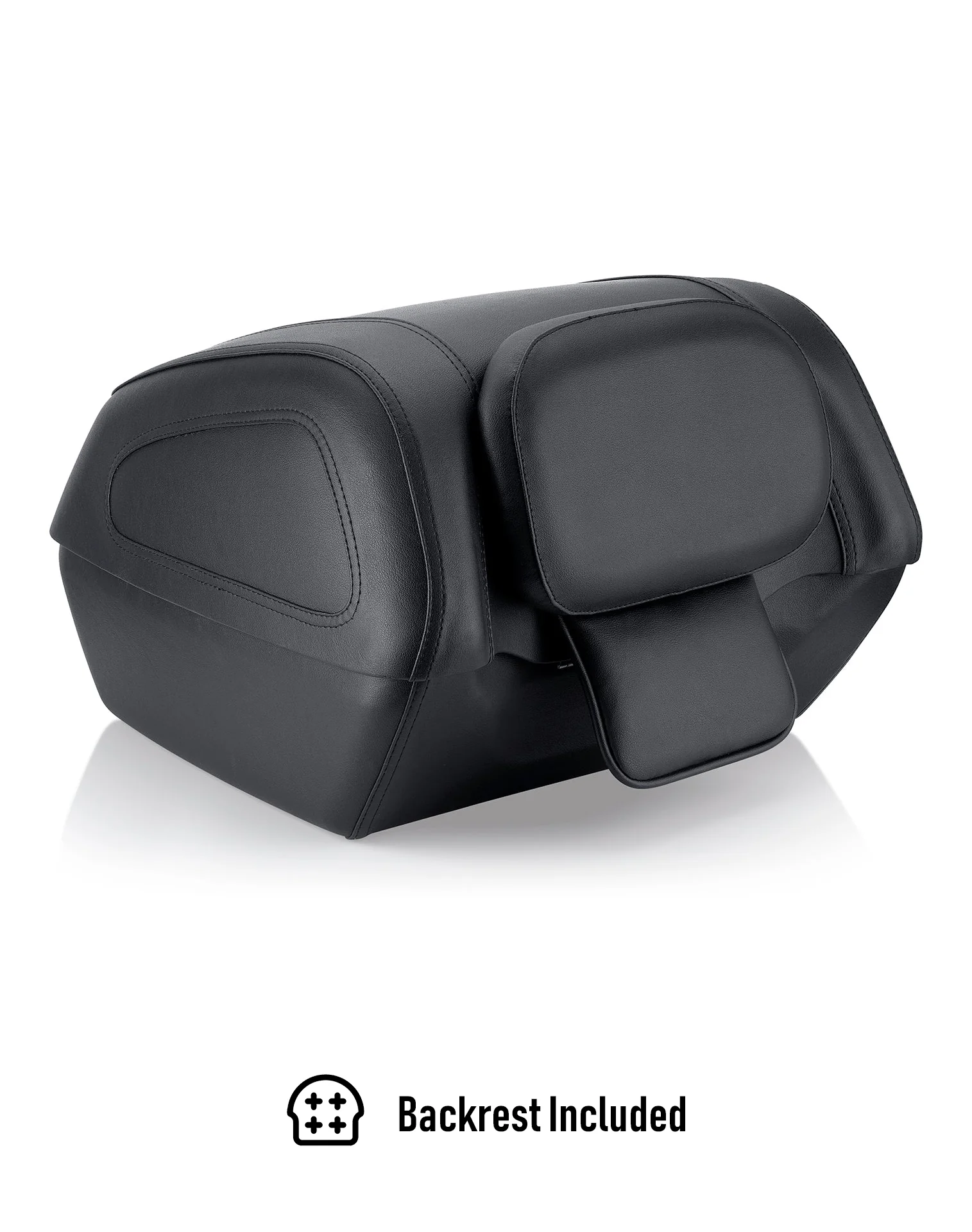 42L - Challenger XL Leather Wrapped Hard Royal Enfield Motorcycle Trunk - Image 9