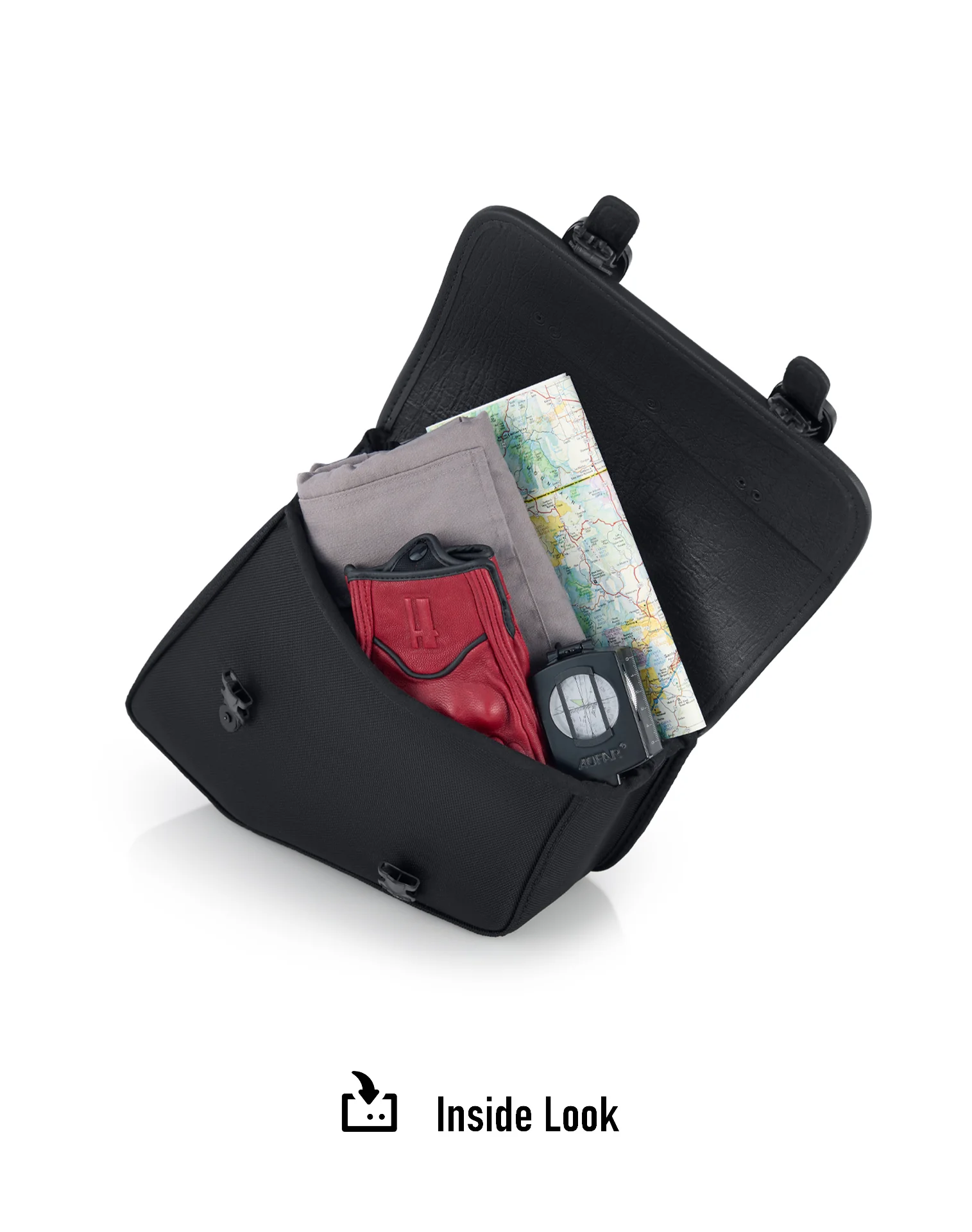 8L - Pony Indian Scout Rogue Sixty Leather Saddlebags - Image 10