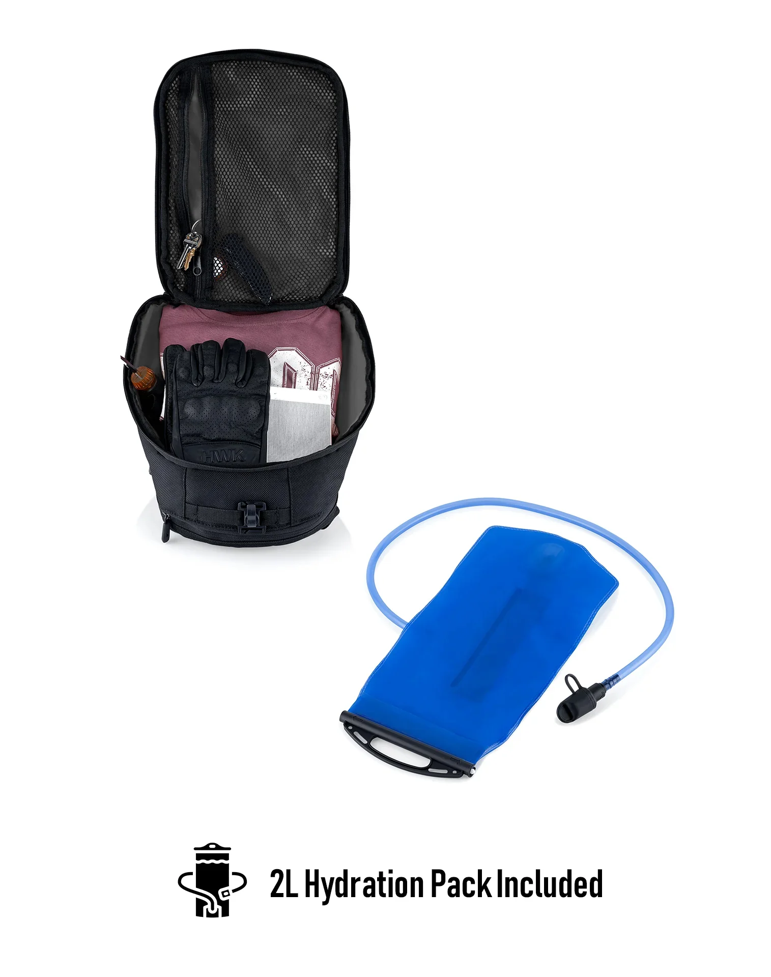 7L - Apex Ducati ADV Touring Backpack with Hydration Pack - Image 14