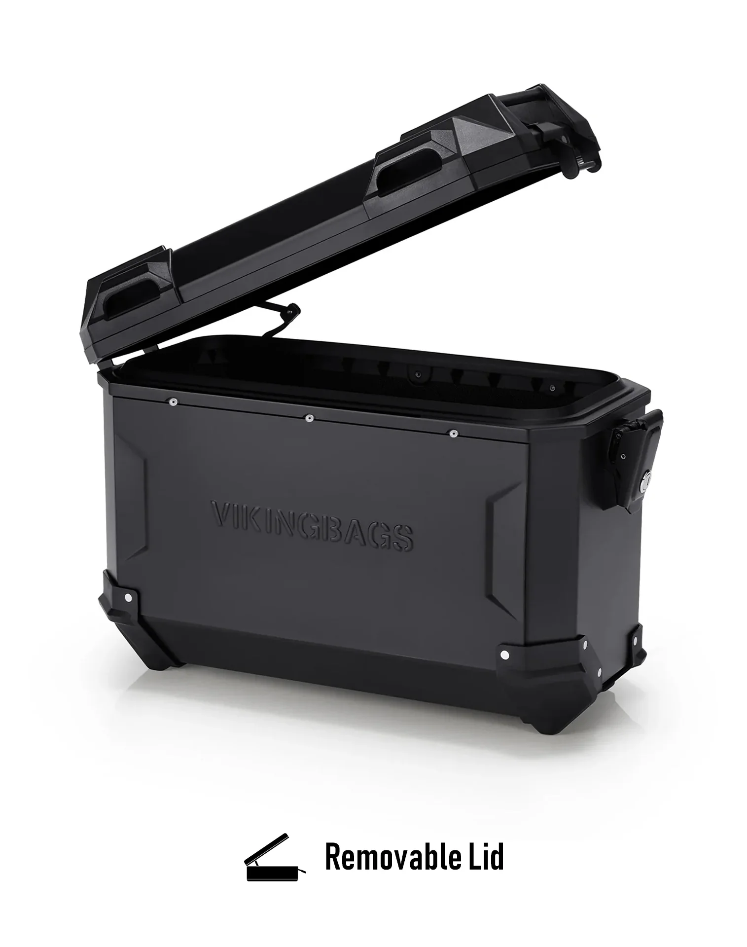 45L - Apex XL BMW F 850 GS Aluminum Side Cases Black - Image 12