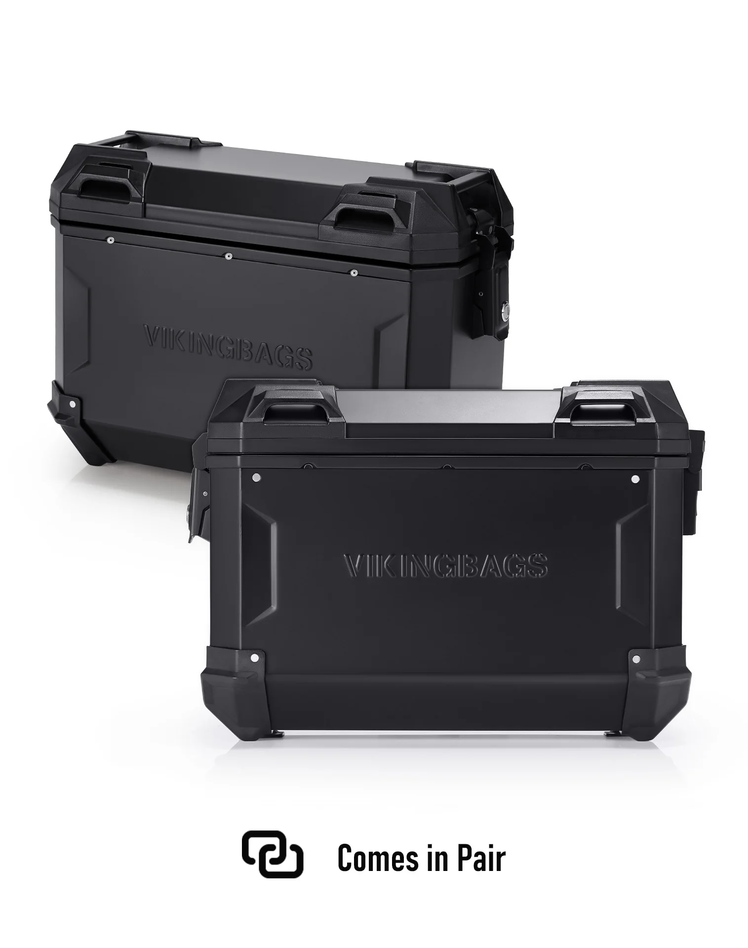 45L - Apex XL BMW F 850 GS Aluminum Side Cases Black - Image 9