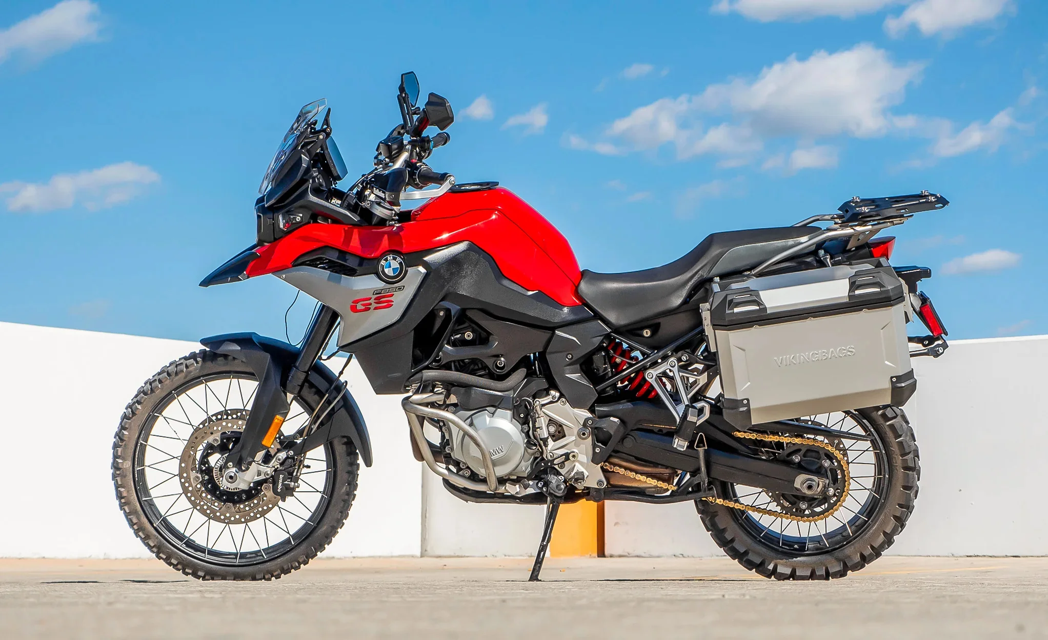 45L - Apex XL BMW F 850 GS Aluminum Side Cases Silver - Image 2