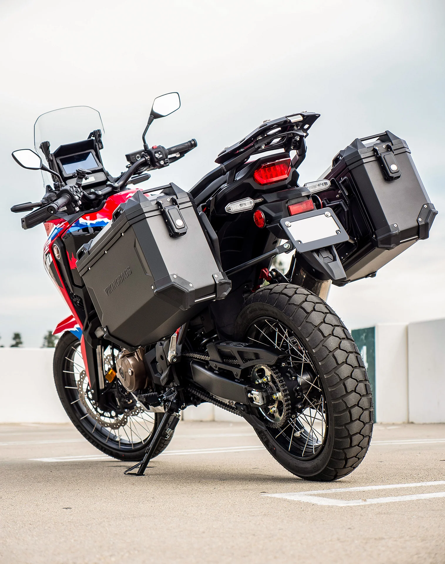 45L - Apex XL Honda CRF1100L Africa Twin ADV Sports ES Aluminum Side Cases Black - Image 3