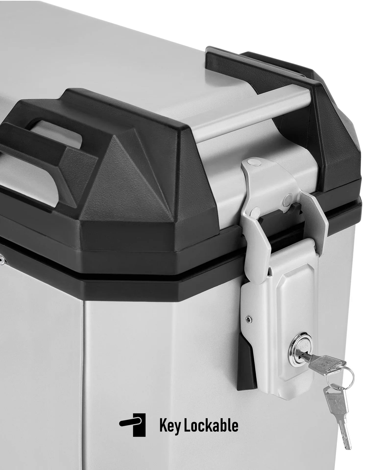 45L - Apex XL Kawasaki Versys 1000 Aluminum Side Cases Silver - Image 11