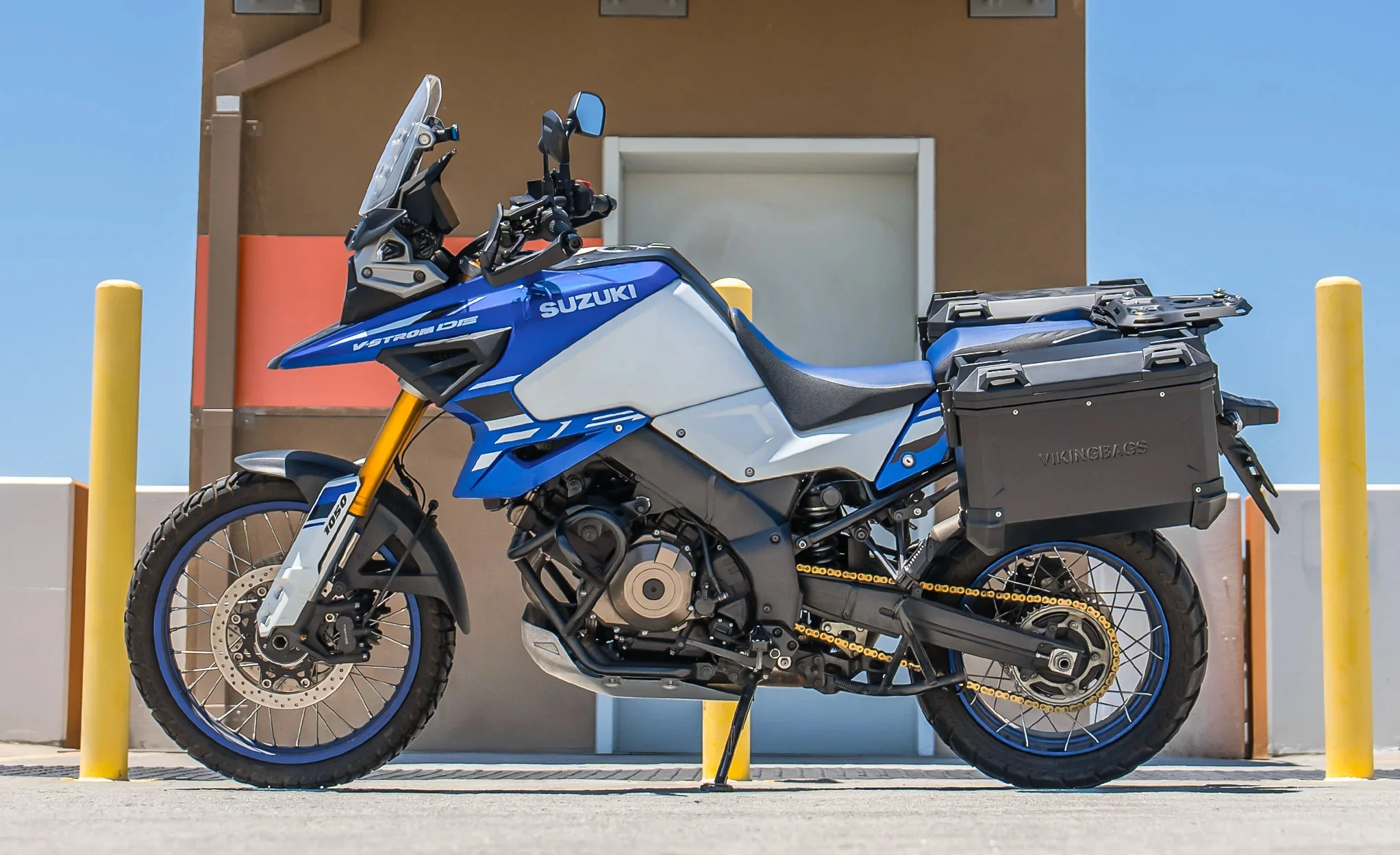 45L - Apex XL Suzuki V-Strom 1050 Aluminum Side Cases Black - Image 2