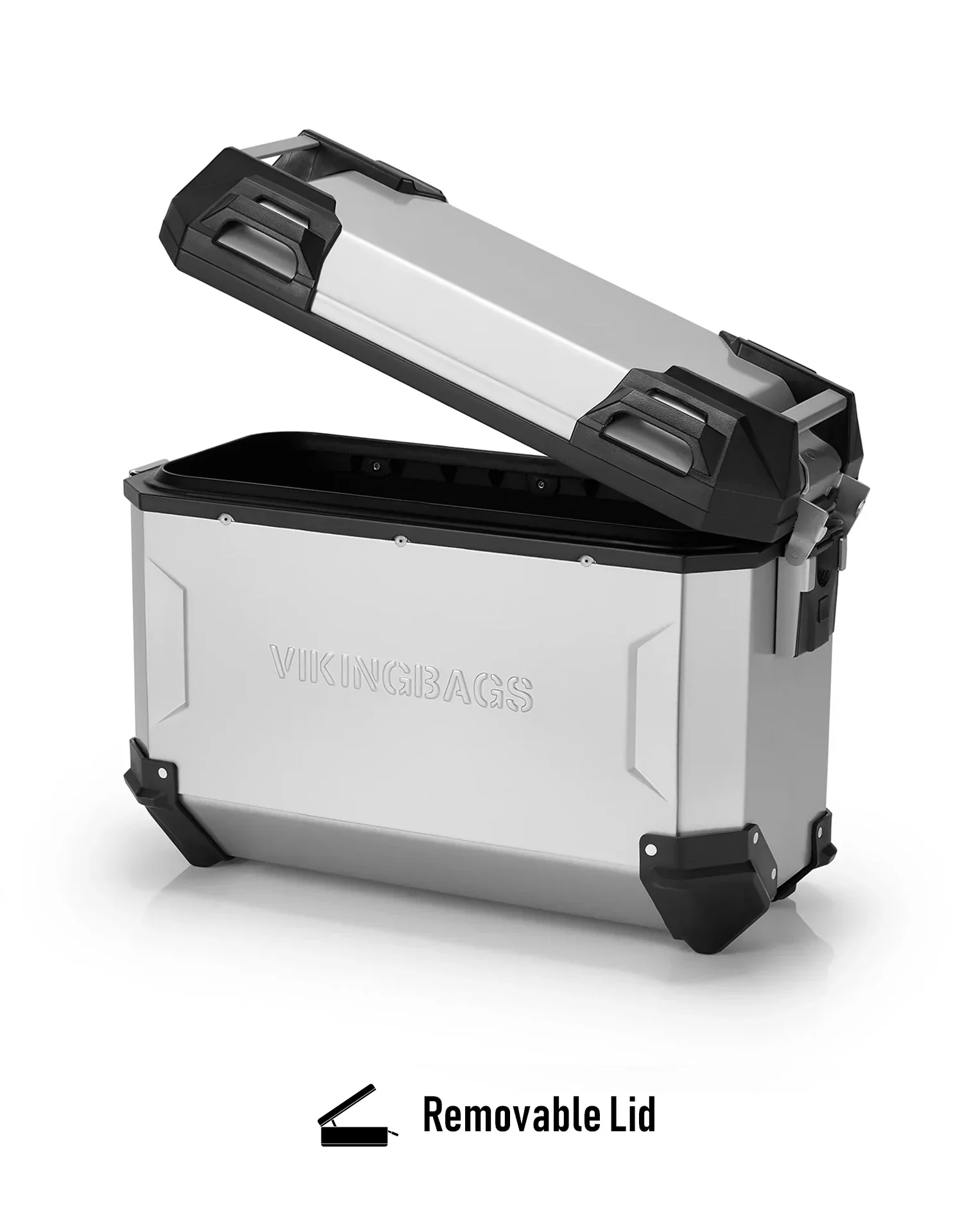 45L - Apex XL Suzuki V-Strom 1050 Aluminum Side Cases Silver - Image 12