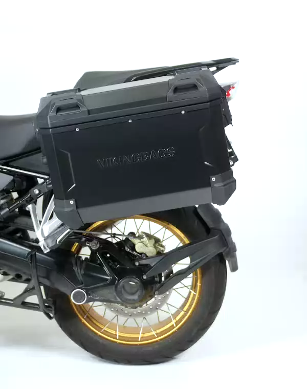 45L - Apex XL Triumph Tiger 900 Aluminum Side Cases Black - Image 8