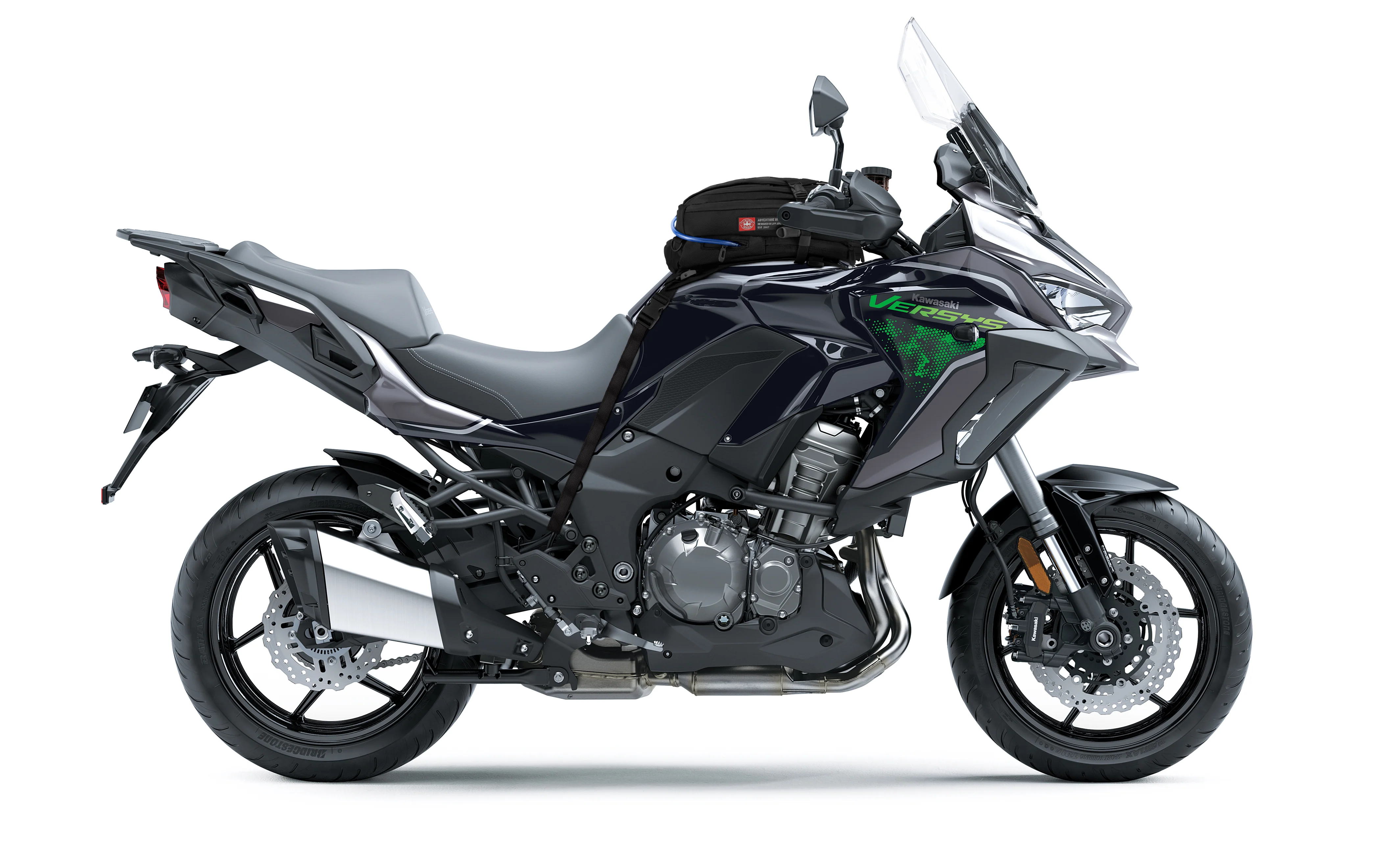 7L - Apex Kawasaki ADV Touring Tank Bag with Hydration Pack - Image 2