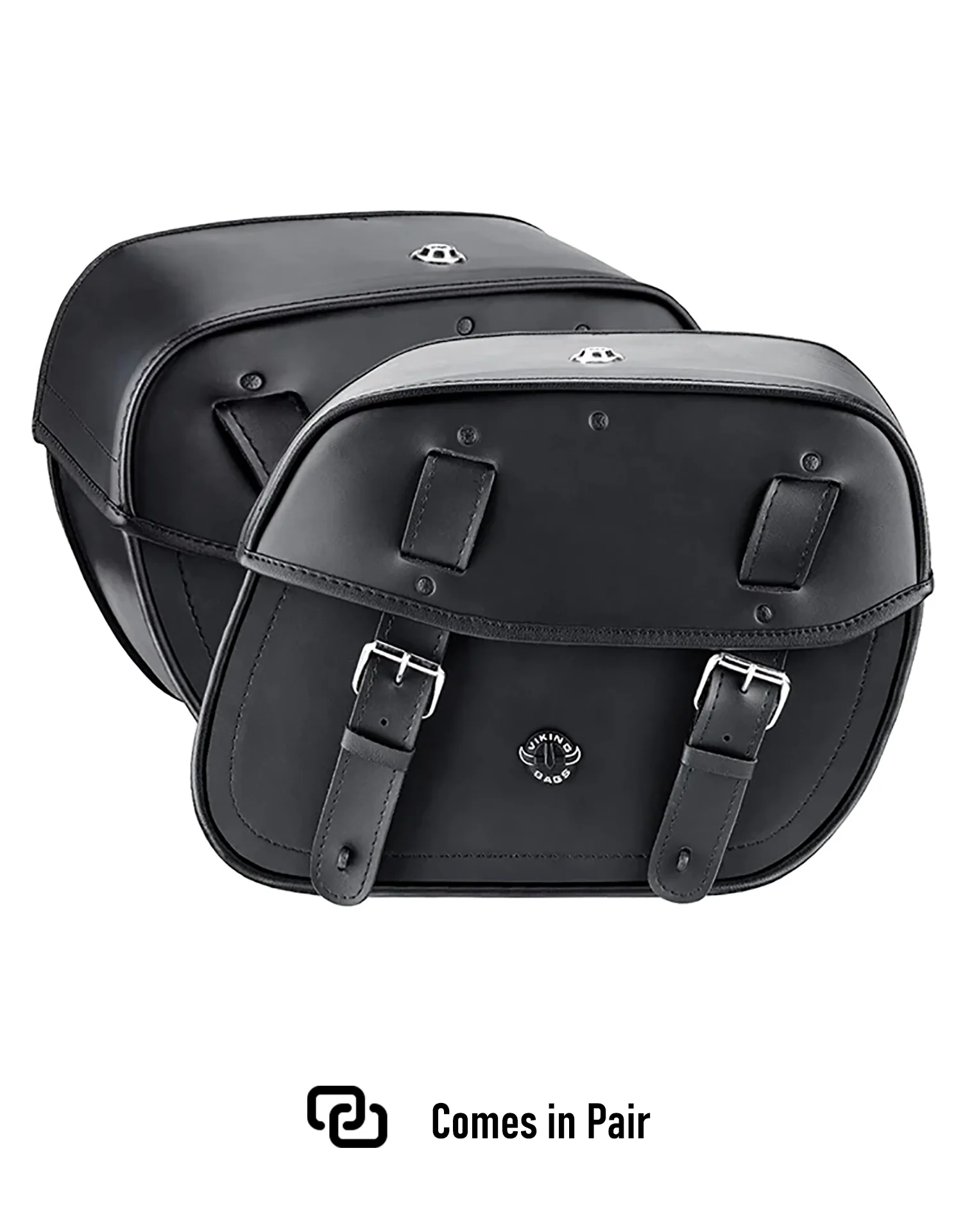 25L - Arch Large Shock Cutout Leather Motorcycle Saddlebags for Harley Sportster 883 Custom XL883C/XLH883C - Image 5