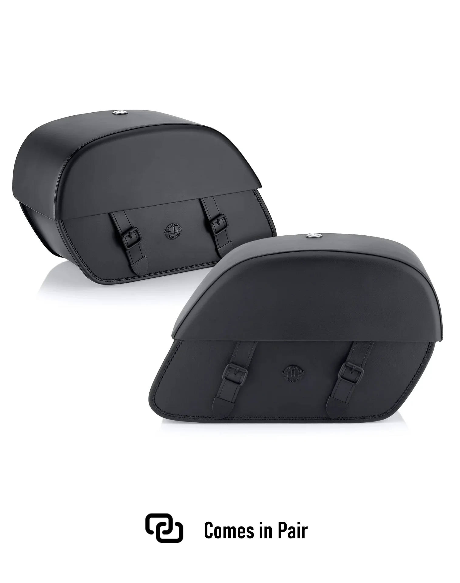 28L - Baelor Medium Hard Mount Indian Chief Classic Motorcycle Saddlebags - Image 5