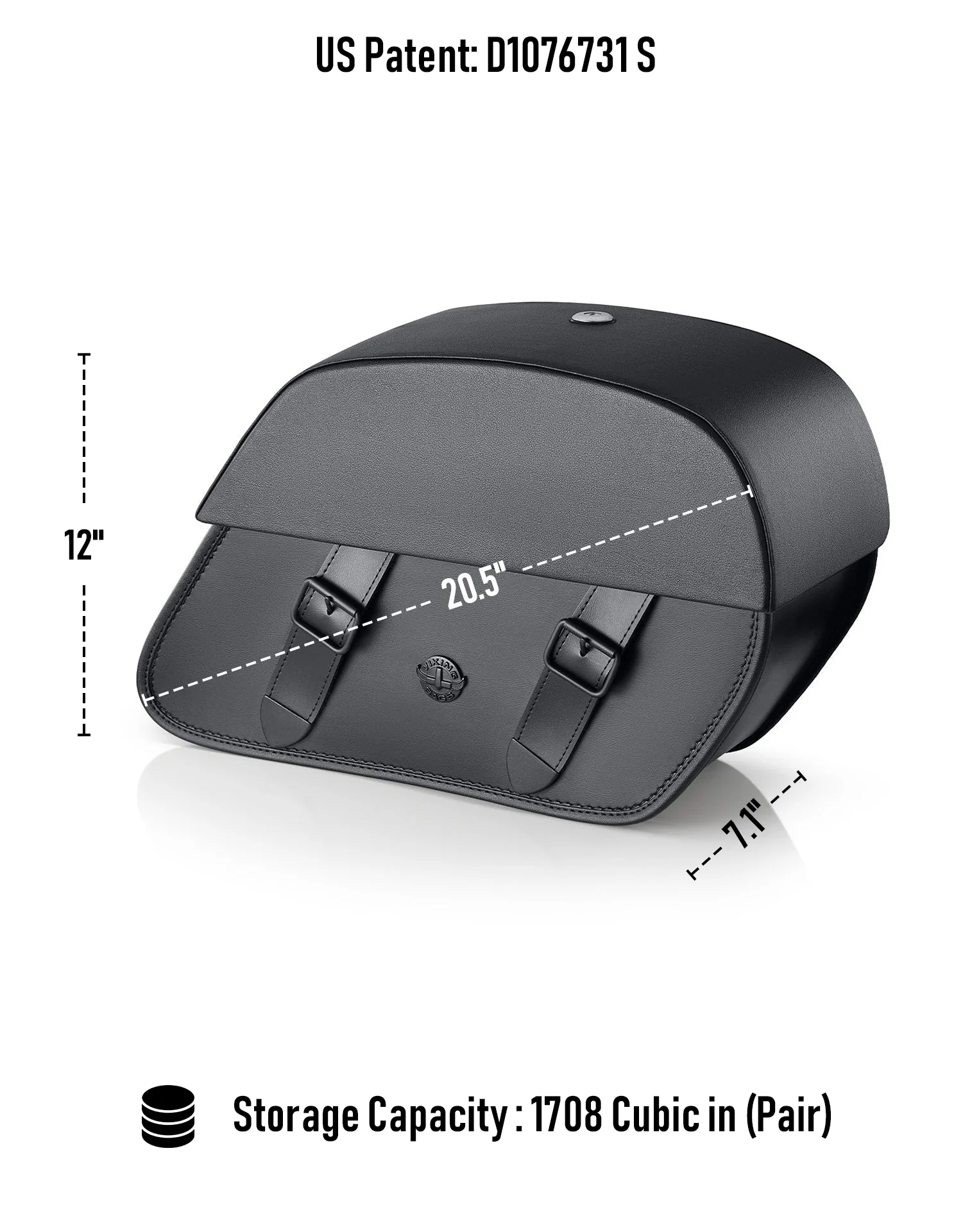 28L - Baelor Medium Hard Mount Victory Kingpin Motorcycle Saddlebags - Image 3