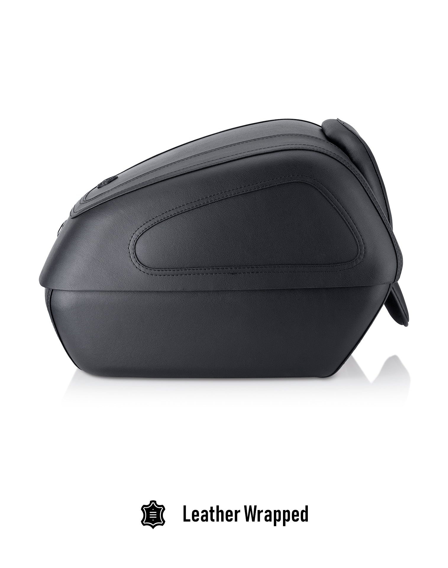 42L - Challenger XL Honda Leather Wrapped Hard Motorcycle Trunk - Image 8