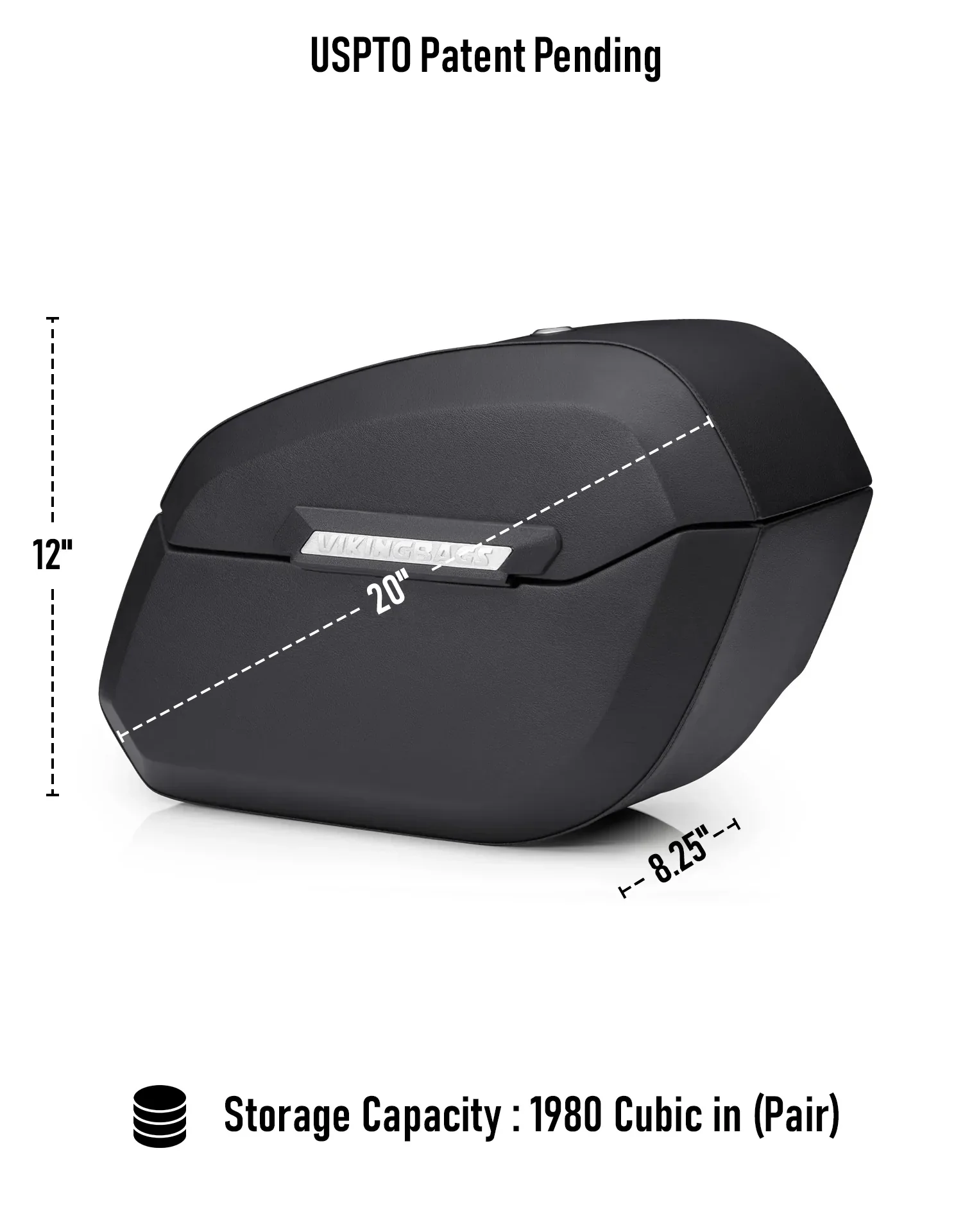 32L - Darkin Large Quick Mount Leather Wrapped Hard Saddlebags for Harley Softail Standard FXST - Image 5
