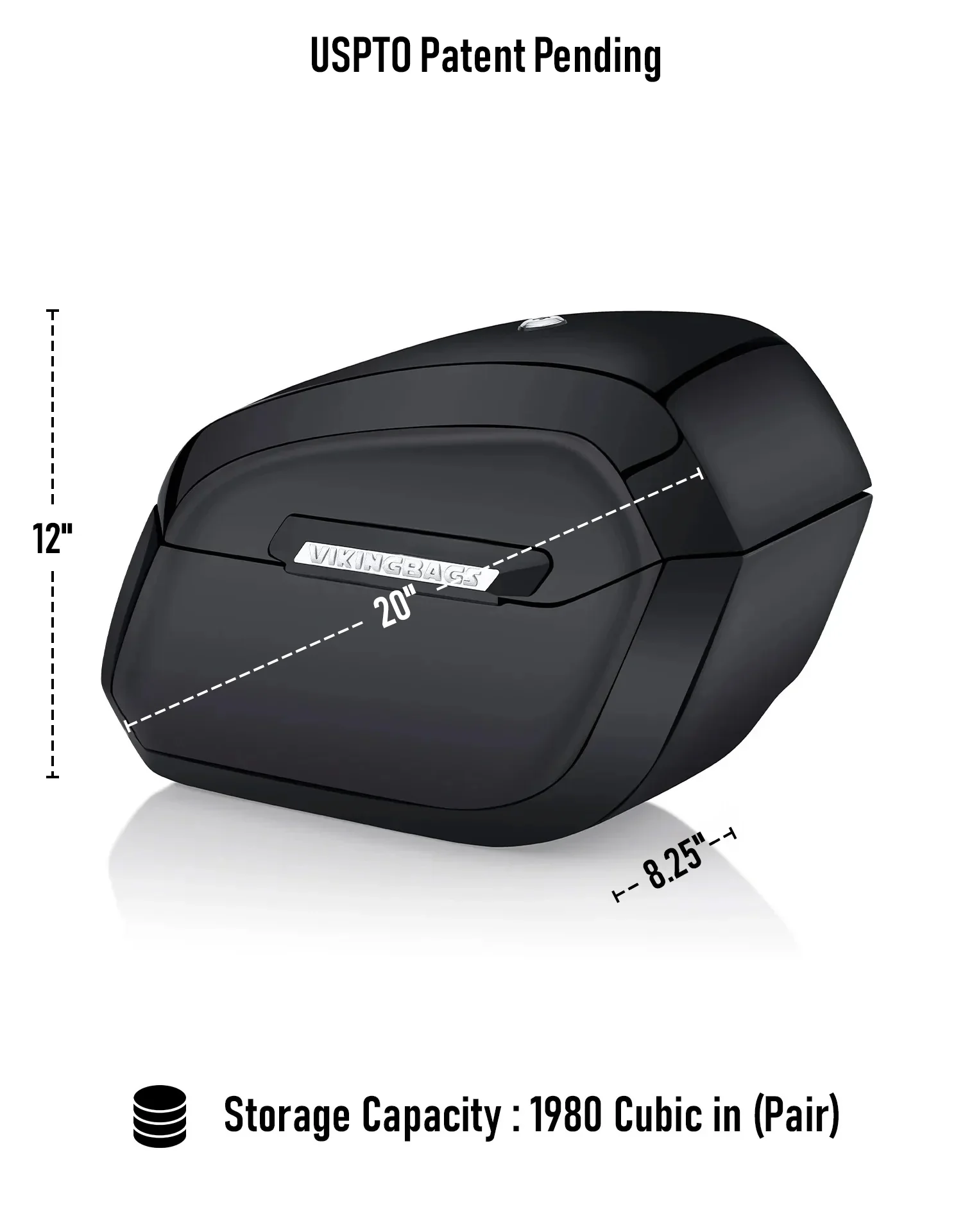 32L - Darkin Large Quick Mount Painted Hard Saddlebags for Harley Softail Low Rider FXLR - Image 5