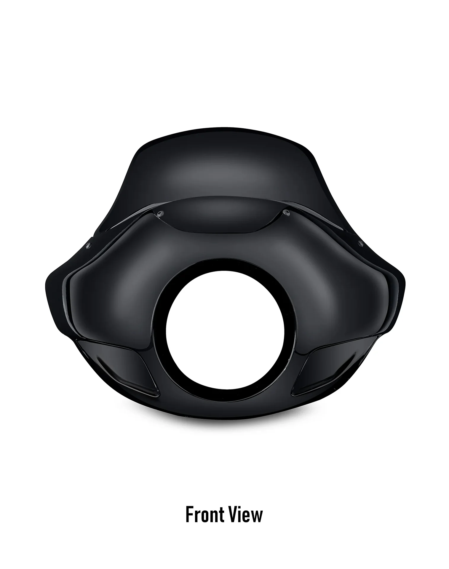 Viking Derby Motorcycle Fairing For Harley Sportster 883 Custom XL883C Gloss Black - Image 5