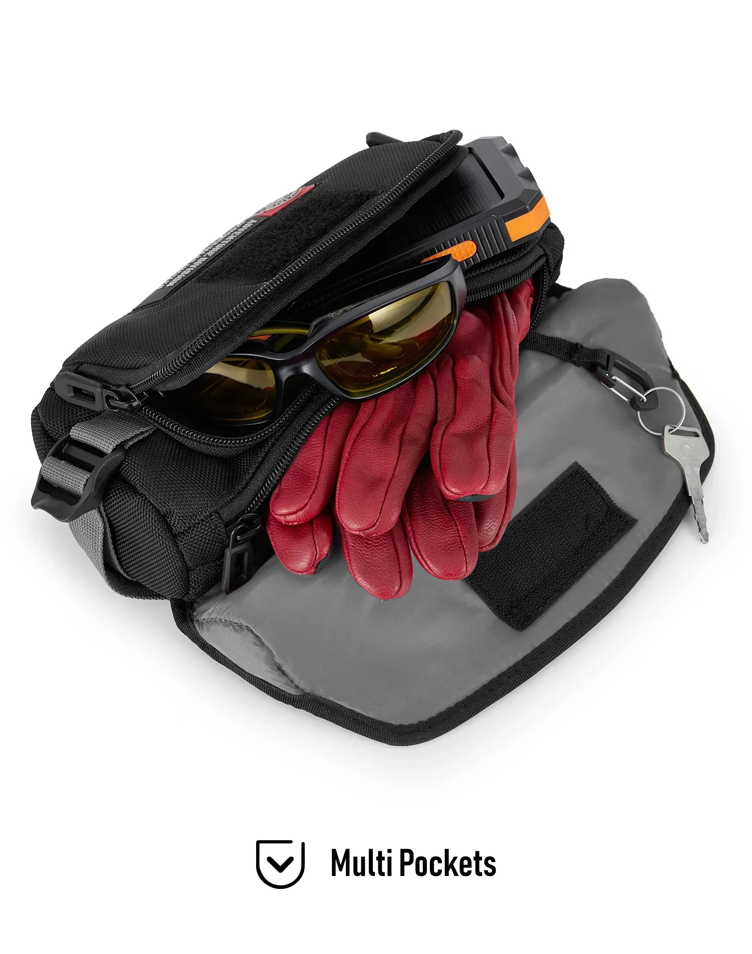 1L - Explorer Handlebar Bag For Adventure Touring Motorcycle - Image 12