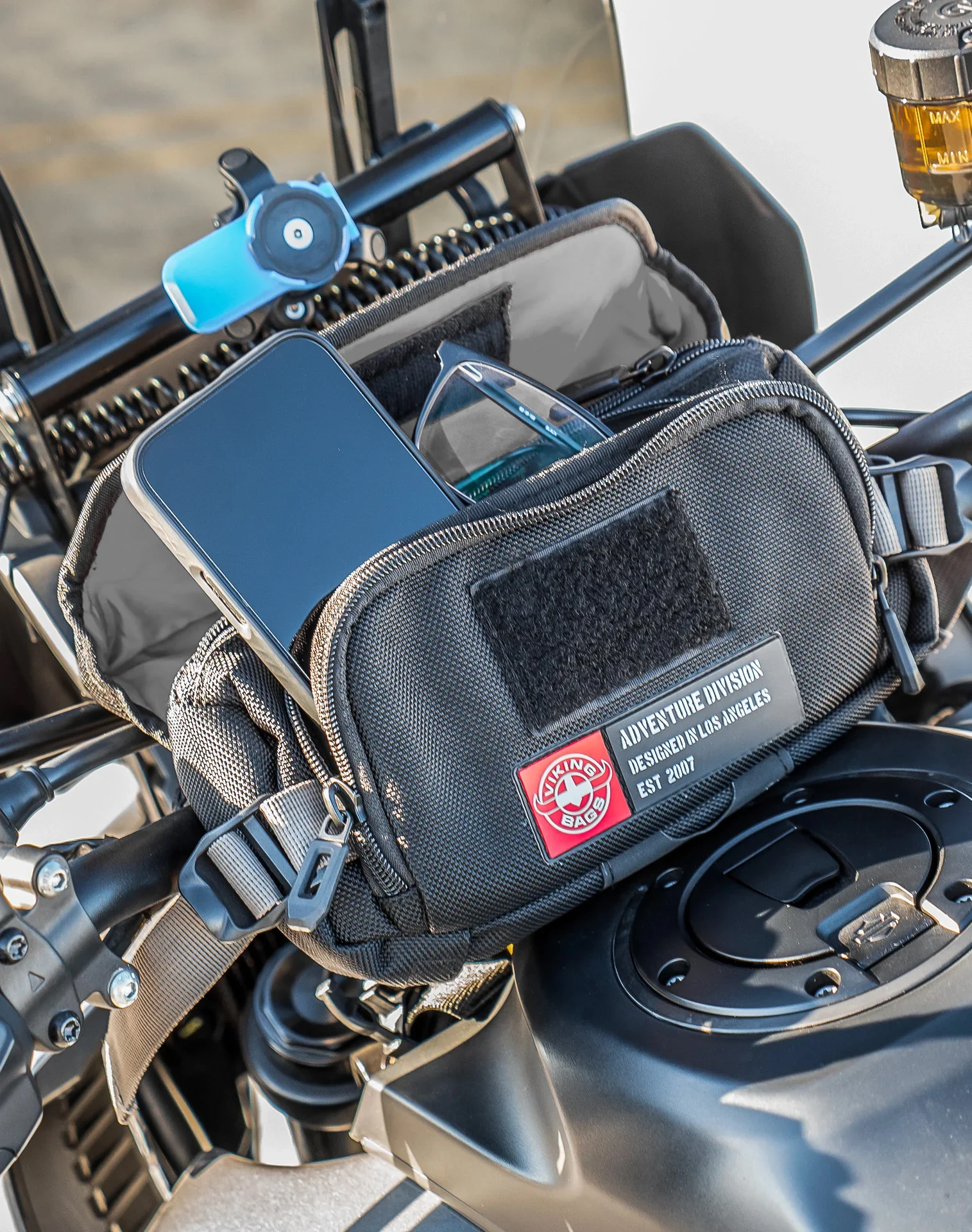 1L - Explorer Handlebar Bag For Adventure Touring Motorcycle - Image 6