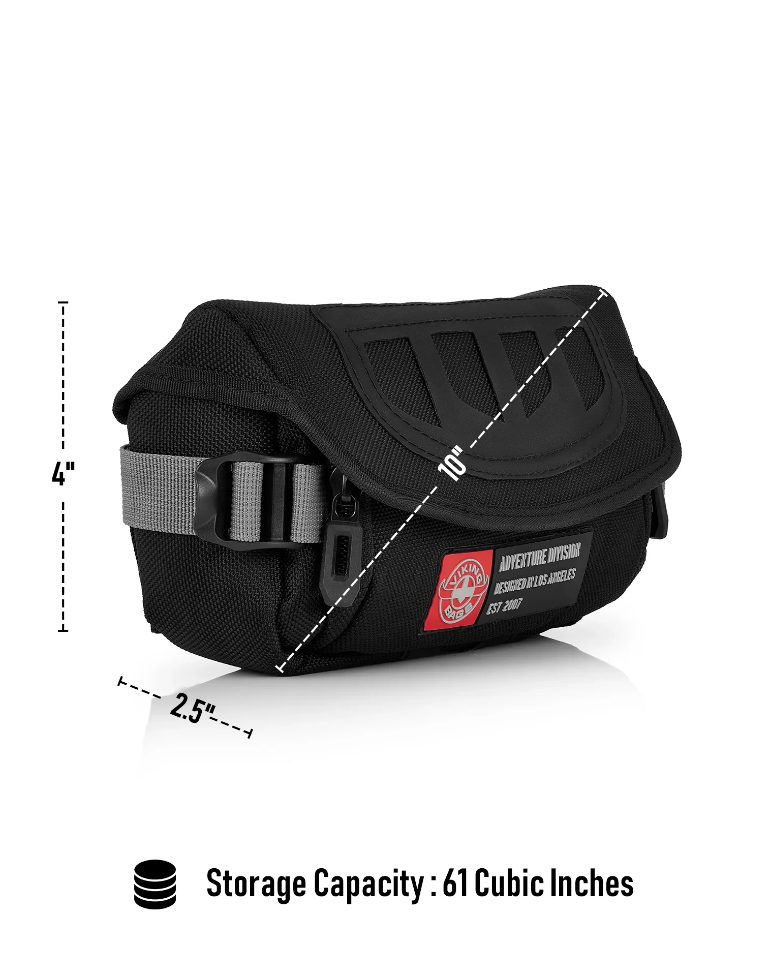 1L - Explorer Handlebar Bag For Adventure Touring Motorcycle - Image 7