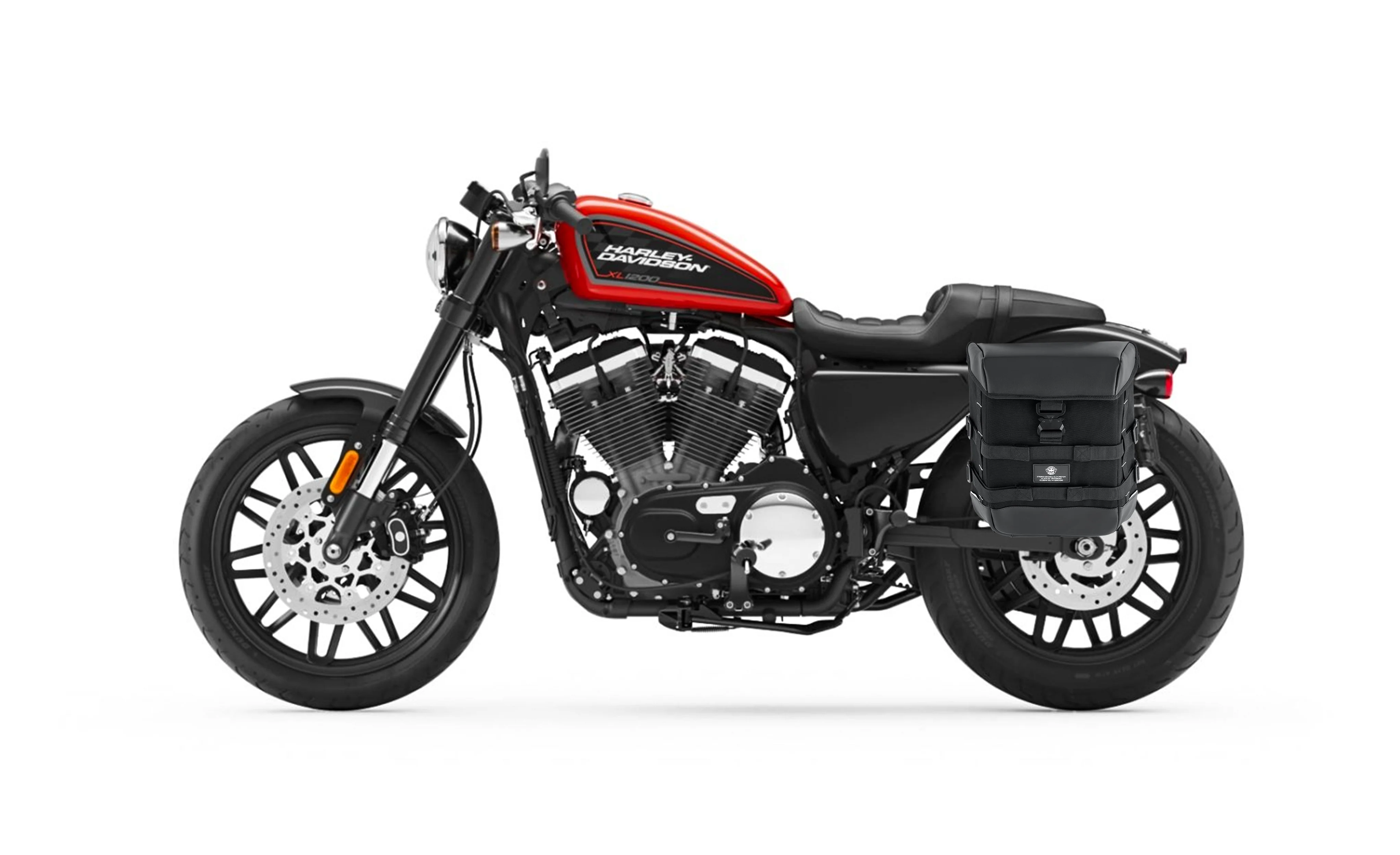 15L - Incognito Quick Mount Medium Solo Saddlebag (Left Only) for Harley Sportster 1200 Roadster XL1200CX - Image 2