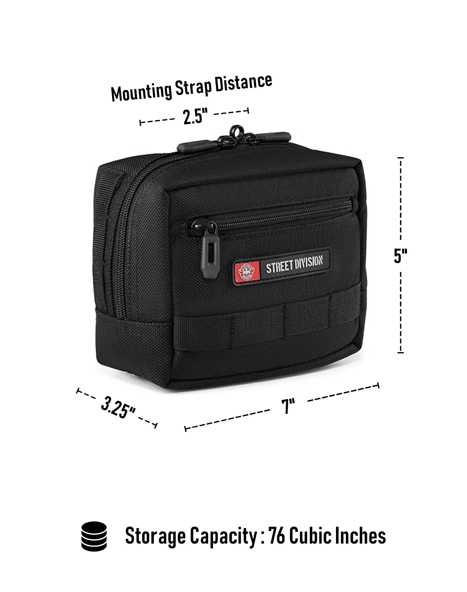 1L - Incognito Ducati Motorcycle Handlebar Bag - Image 3