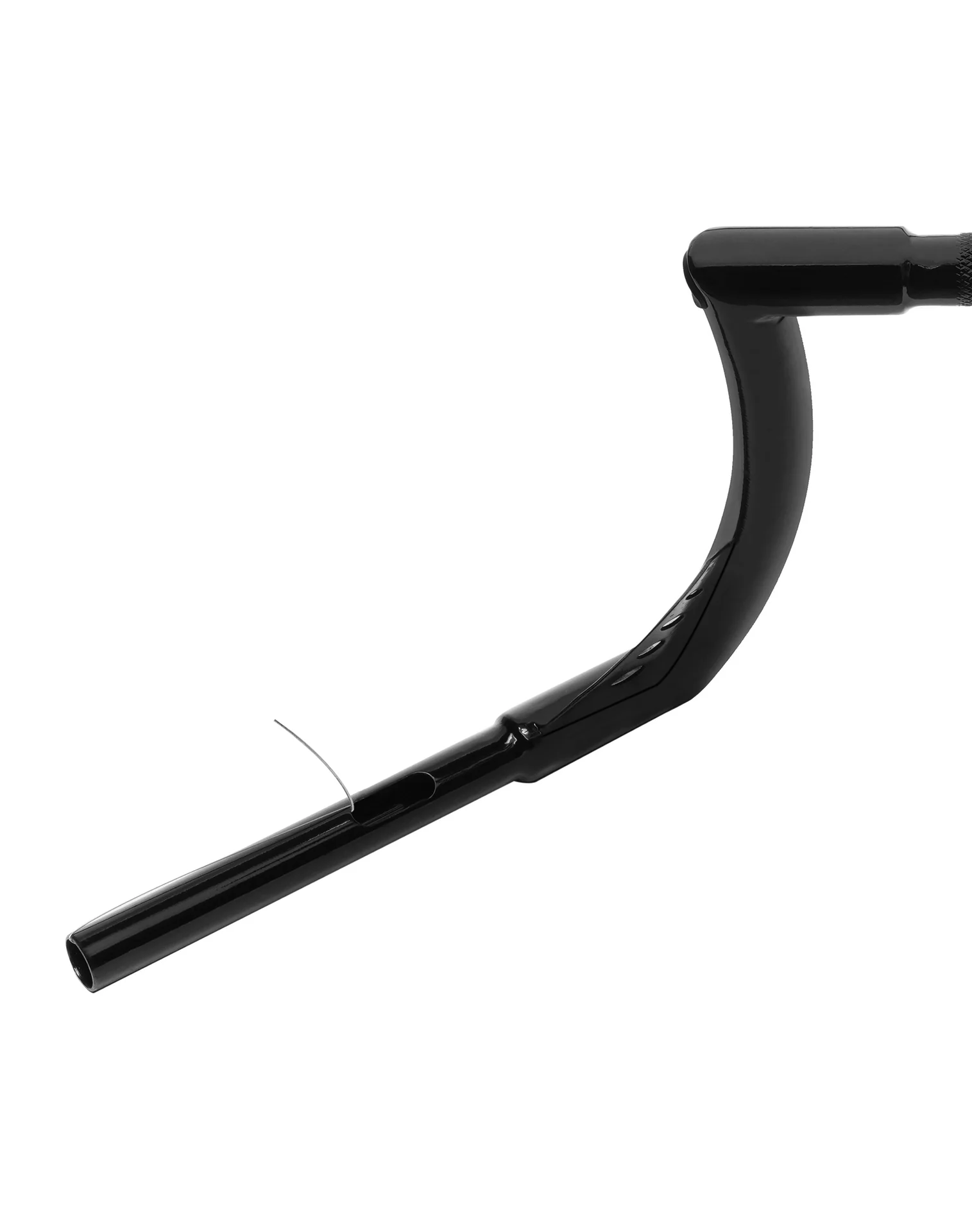 Viking Iron Born 12" Handlebar For Harley Sportster SuperLow 1200T Gloss Black - Image 5
