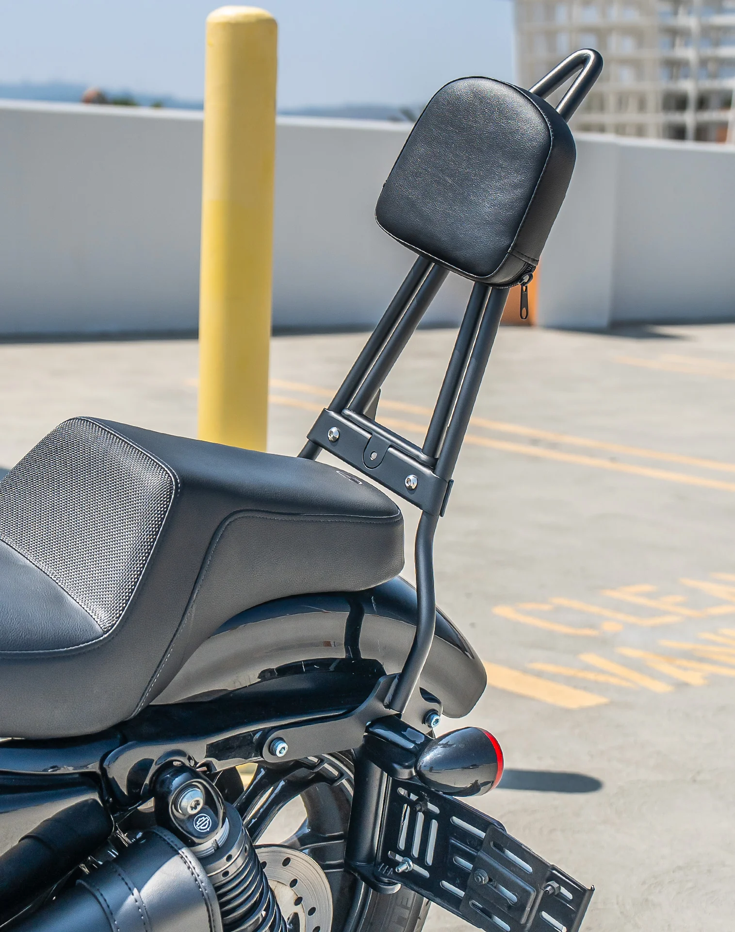 Viking Iron Born Plain Short Backrest Pad for Suzuki Foldable Sissy Bar - Image 6