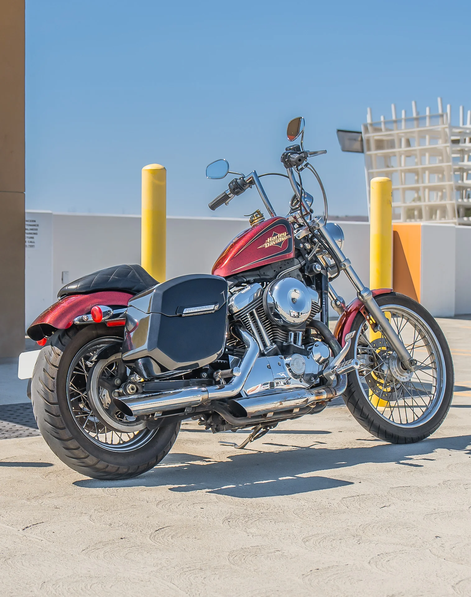 24L - Ironclad Quick-Mount Medium Harley Sportster Seventy Two 72 XL1200V Painted Hard Saddlebags - Image 3