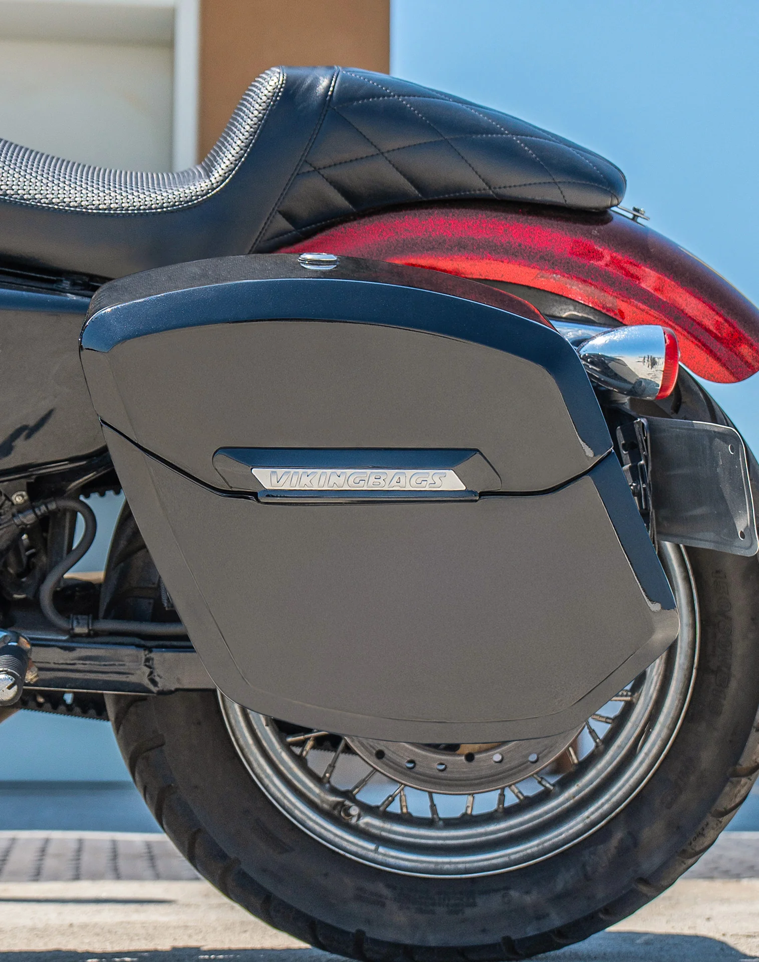 24L - Ironclad Quick-Mount Medium Harley Sportster Seventy Two 72 XL1200V Painted Hard Saddlebags - Image 4