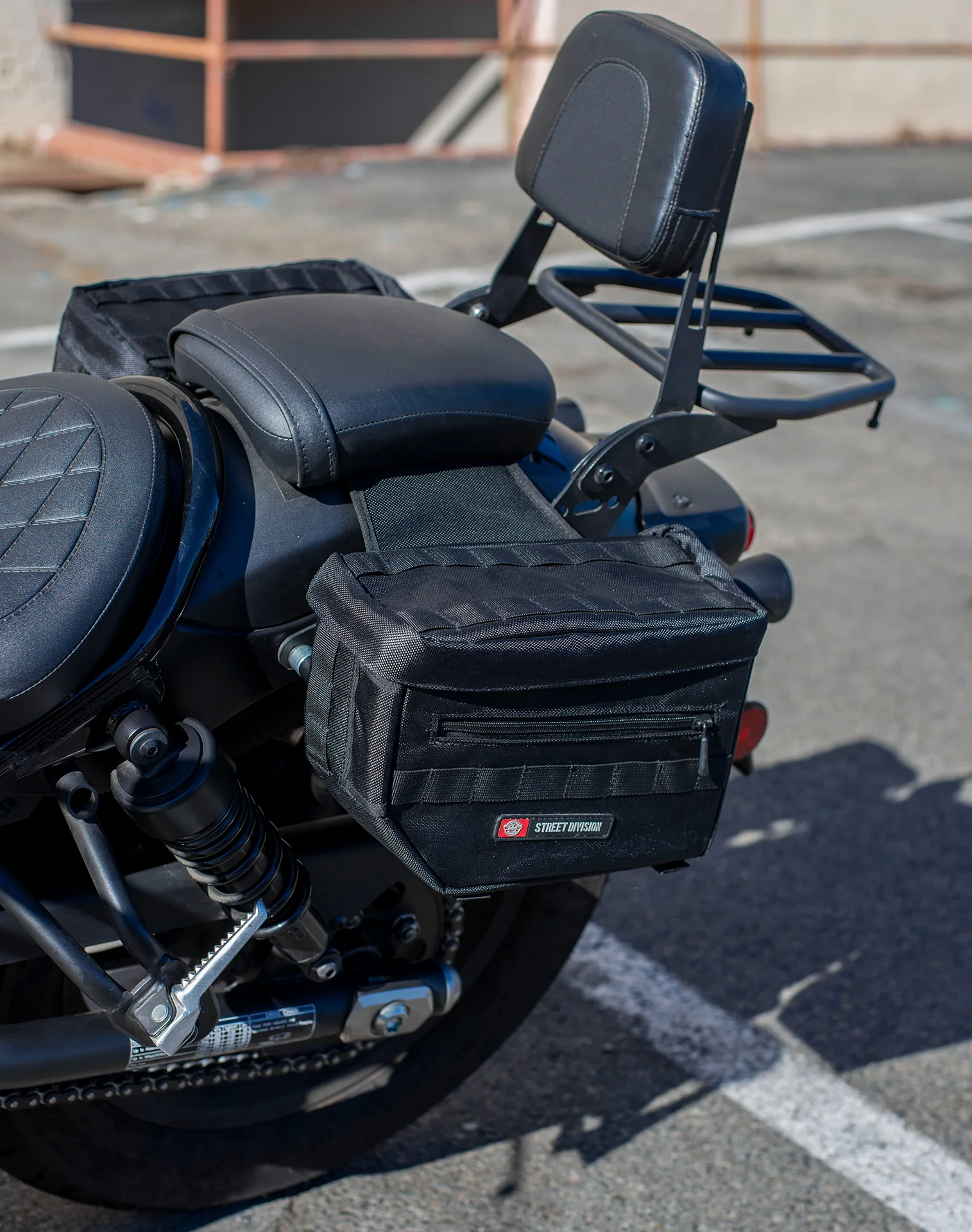 18L - Patriot Medium Honda Rebel 500 Throw Over Saddlebags - Image 4