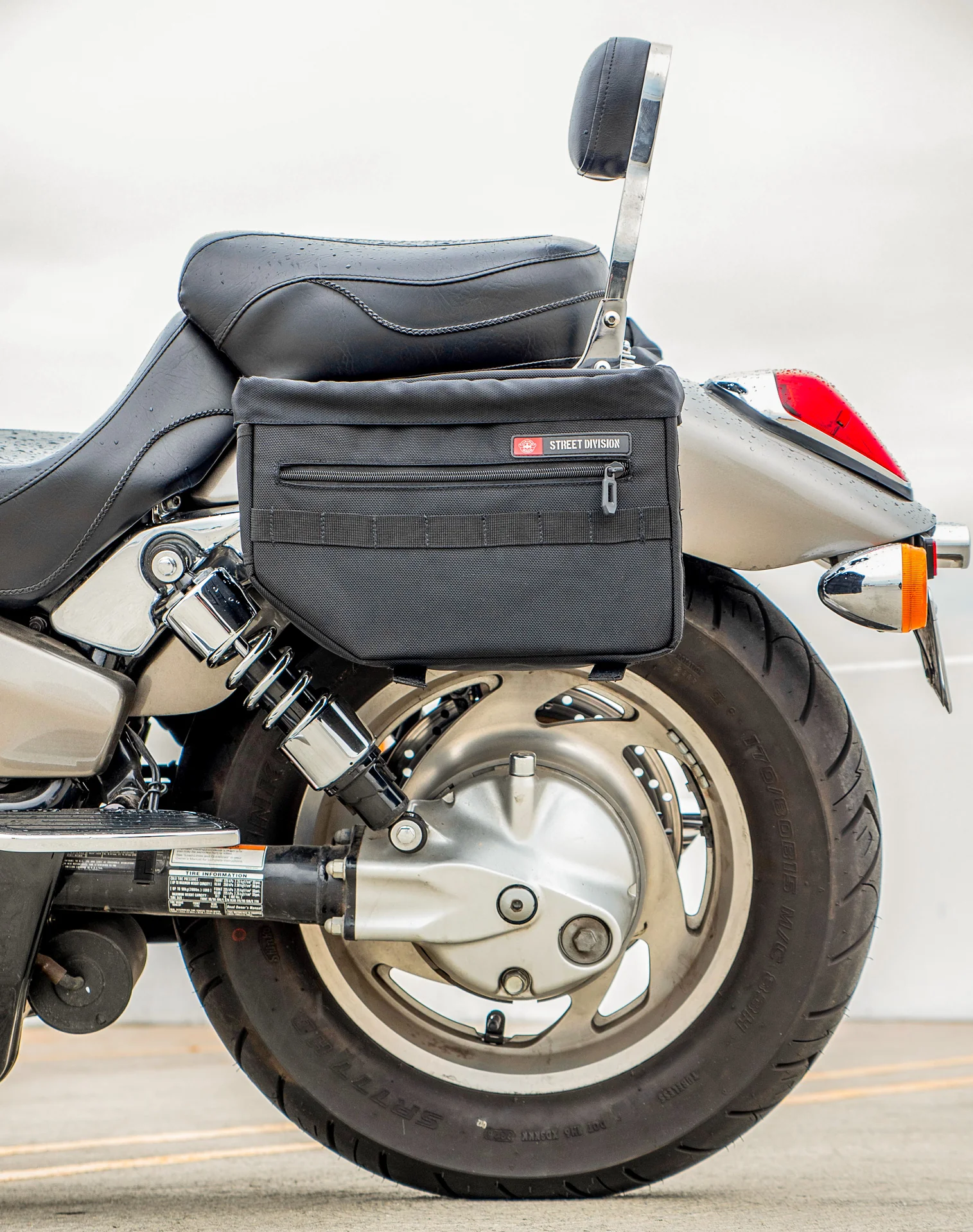 18L - Patriot Medium Honda VTX 1800 C Motorcycle Throw Over Saddlebags - Image 4
