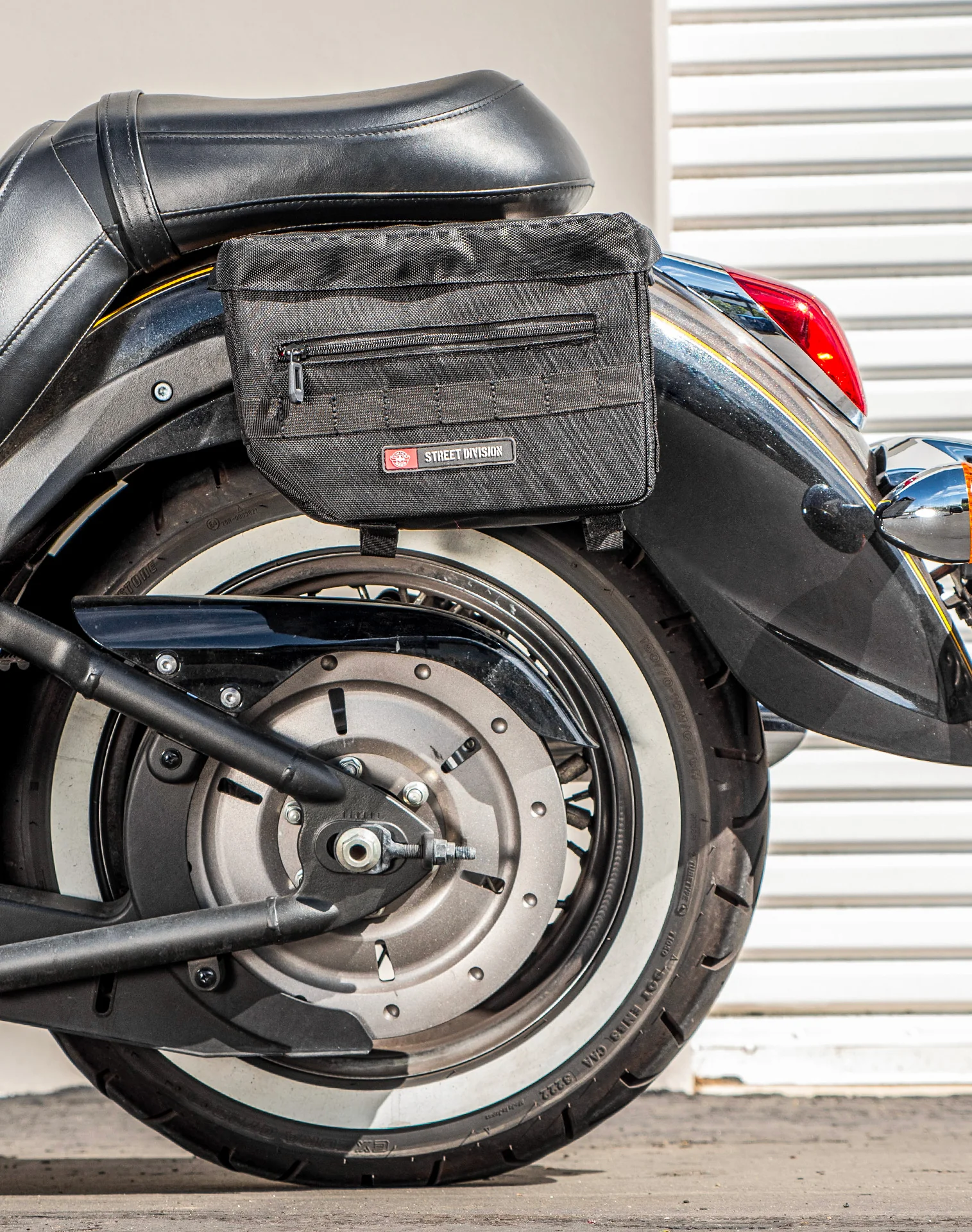 10L - Patriot Small Kawasaki Vulcan 900 Classic VN900 Throw Over Saddlebags - Image 4