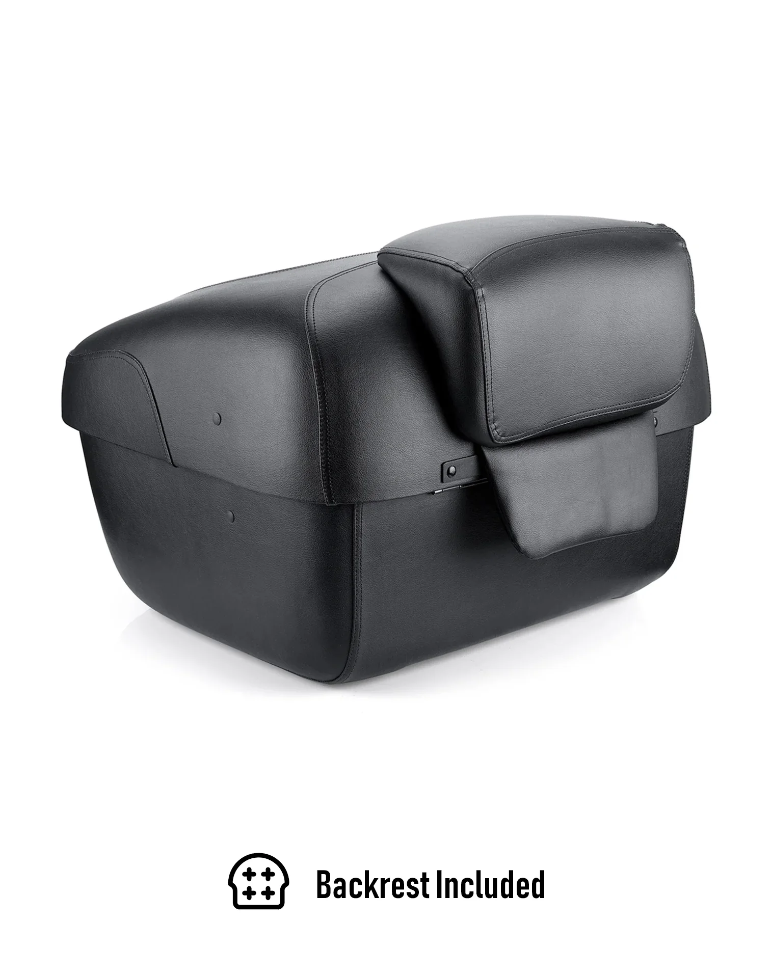44L - Premium Extra Large Leather Wrapped Hard Motorcycle Trunk - Image 5