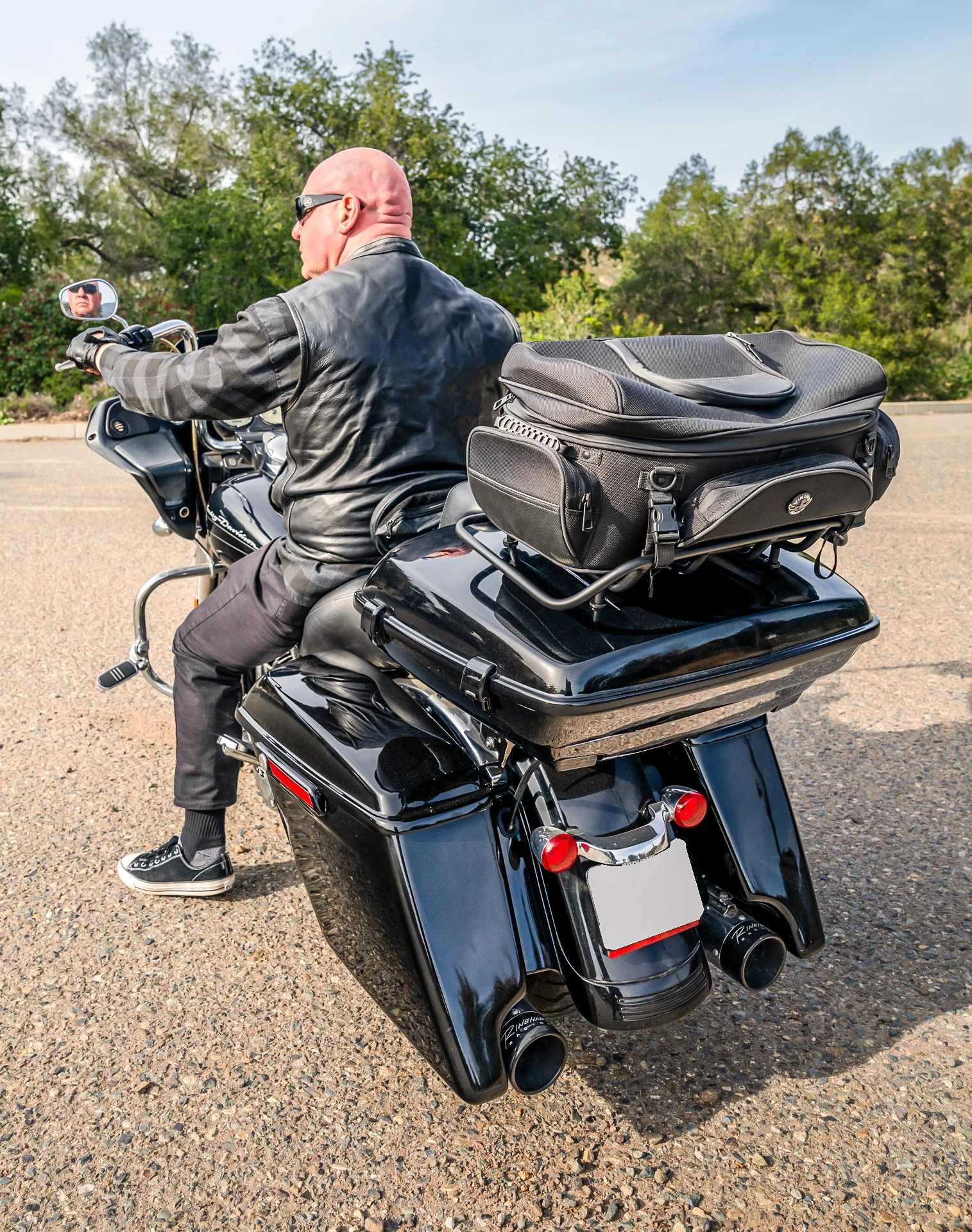 70L - Premium Extra Large Motorcycle Trunk for Harley Street Glide - Image 4