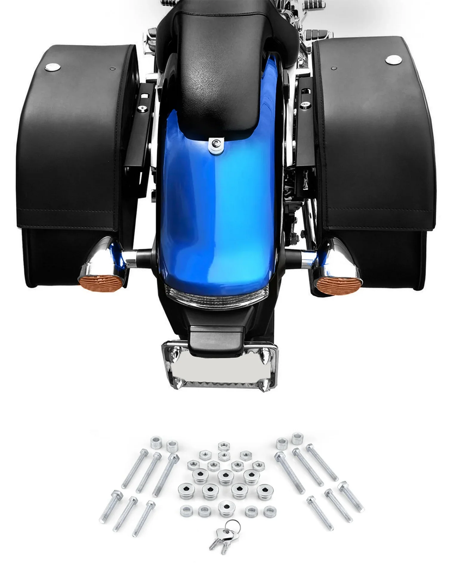 Viking Saddlebags Quick Disconnect System For Suzuki Intruder 1500 - Image 2