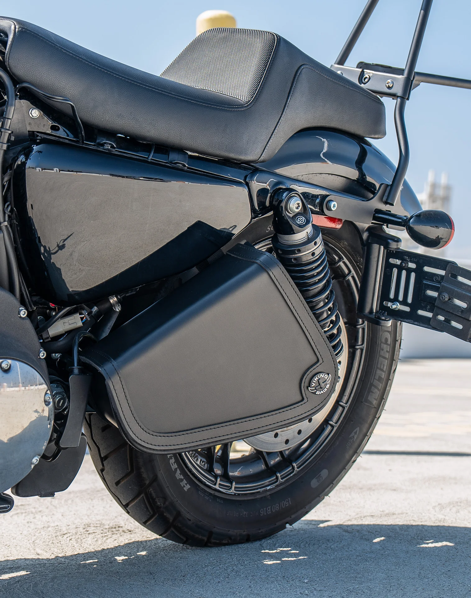 3L - Sprinter Harley Sportster Motorcycle Swing Arm Bag - Image 5