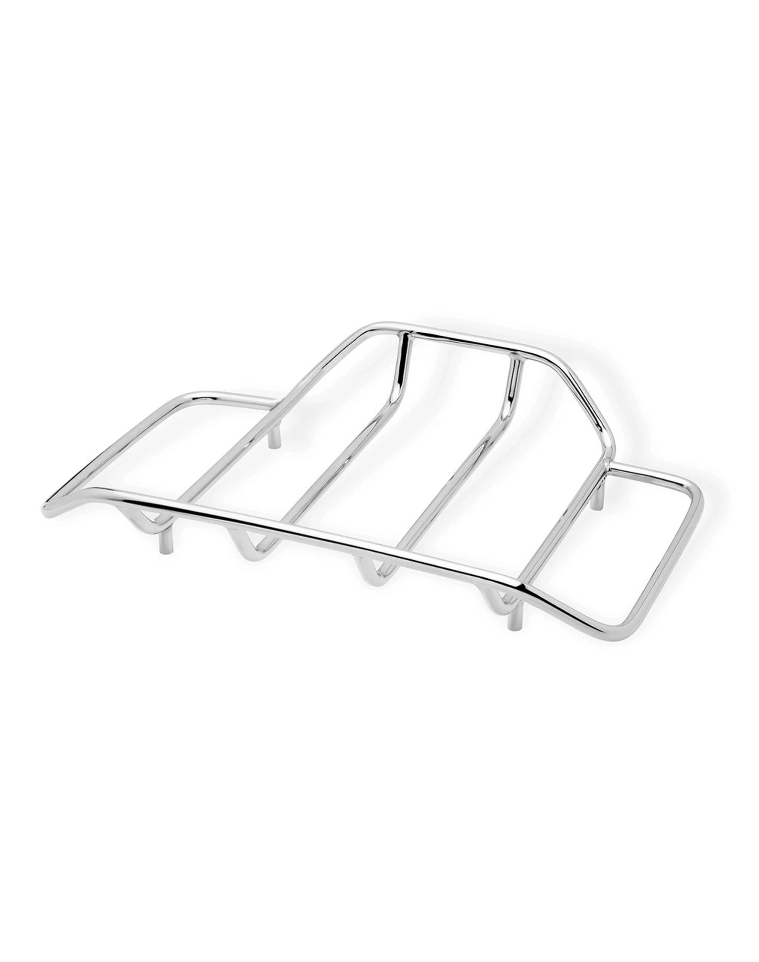 Viking Voyage Trunk Luggage Rack for Harley Road King Chrome - Image 4