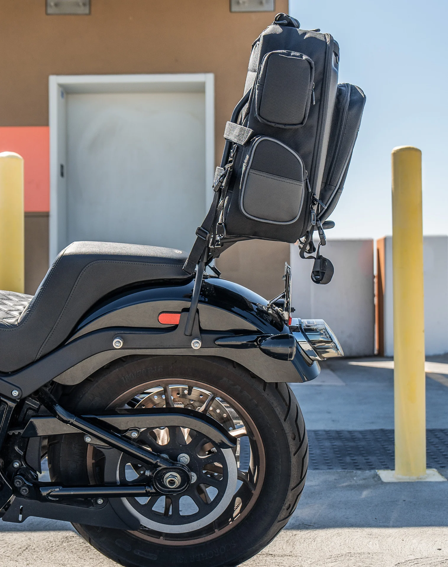 30L - Voyage Large Motorcycle Sissy Bar Backpack - Image 4
