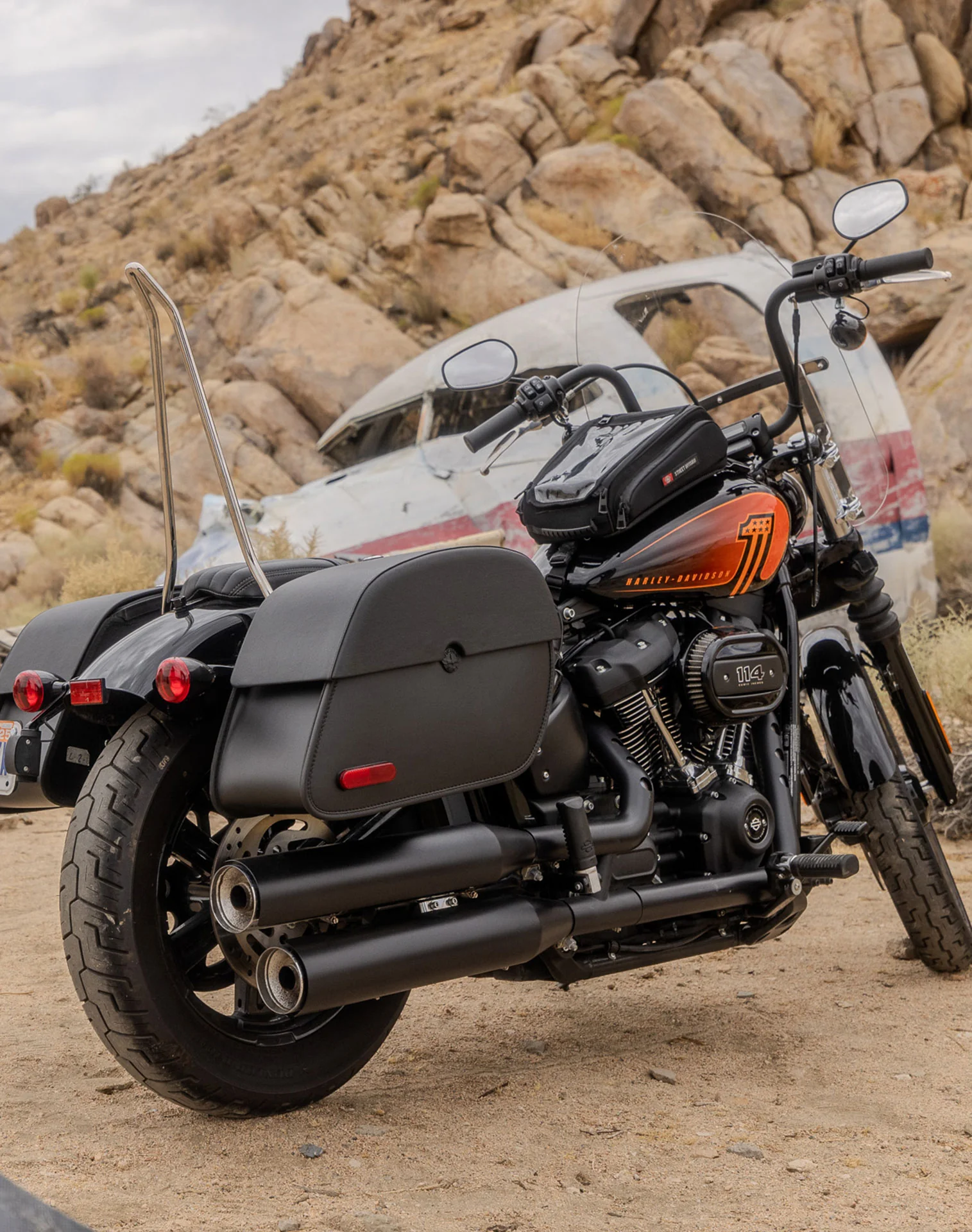 7L - Voyage Tank Bag for Harley Softail Breakout FXBR/S - Image 3